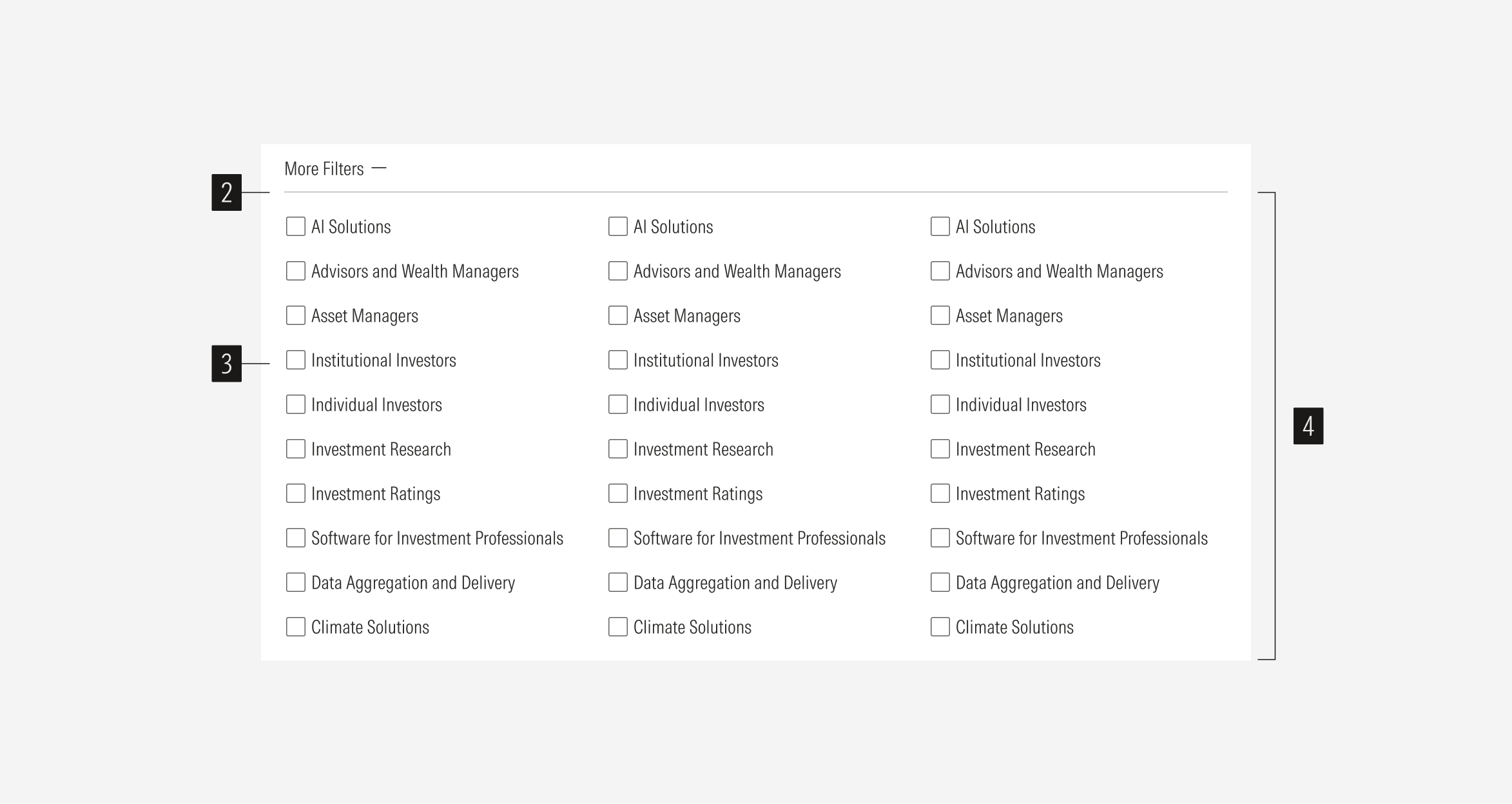 More filters expanded variant