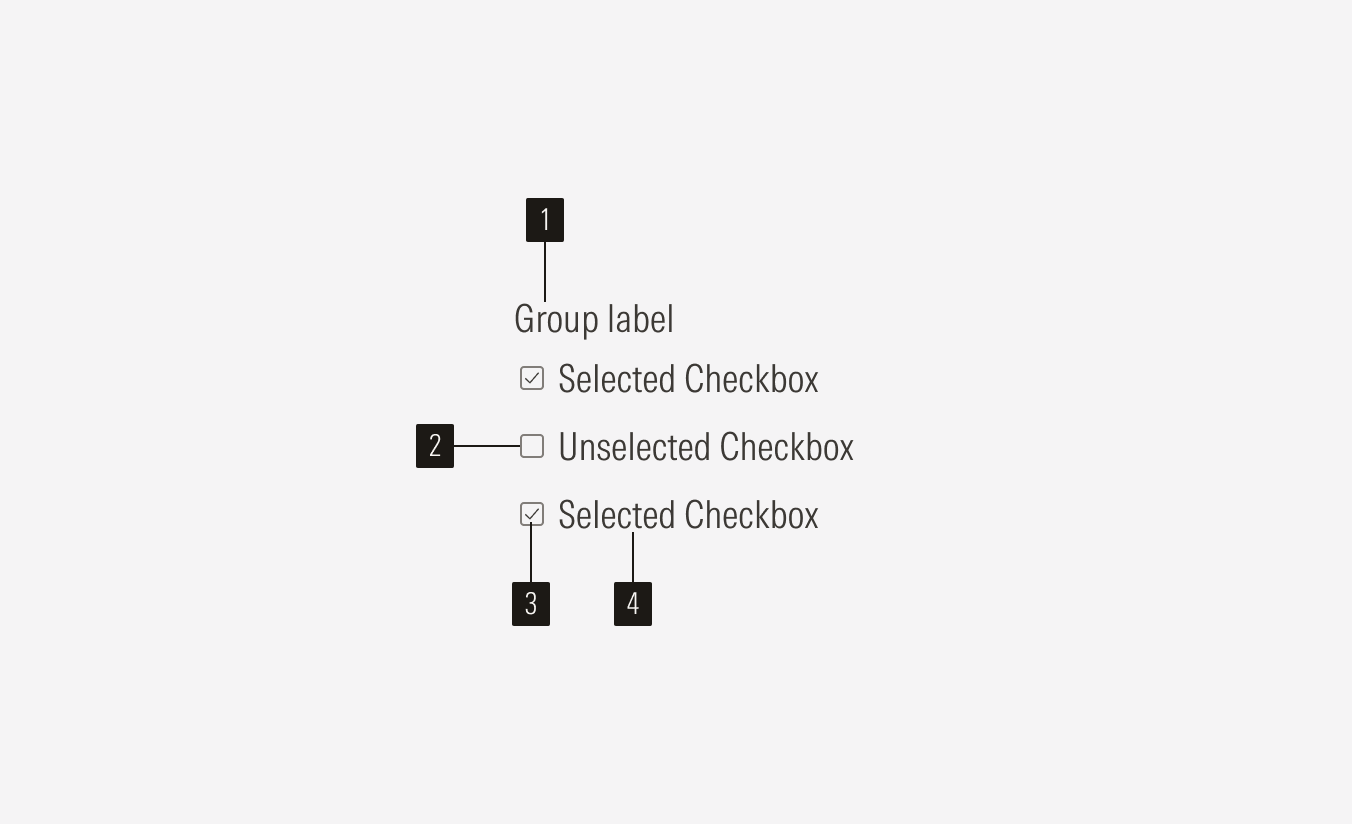 Checkbox Anatomy