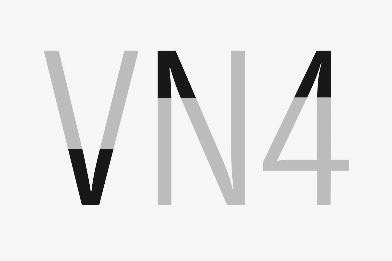 Large letters and numbers showing highlighted ink traps.