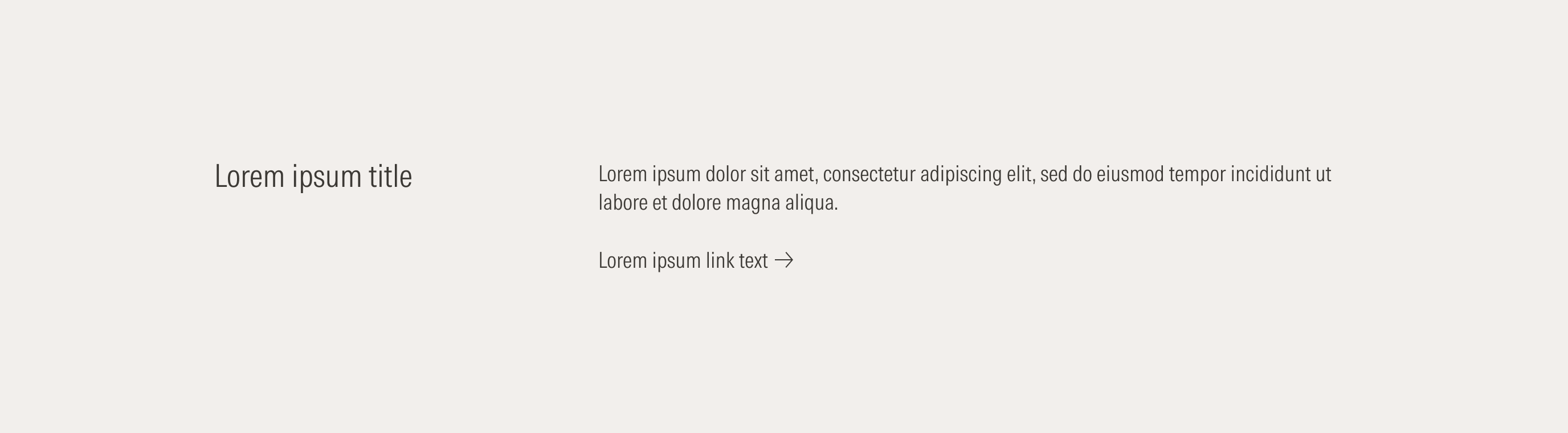 Mid theme for the horizontal text block