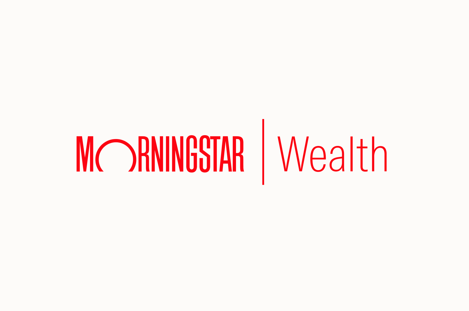 Red lockup with vertical line between the logo and product name.