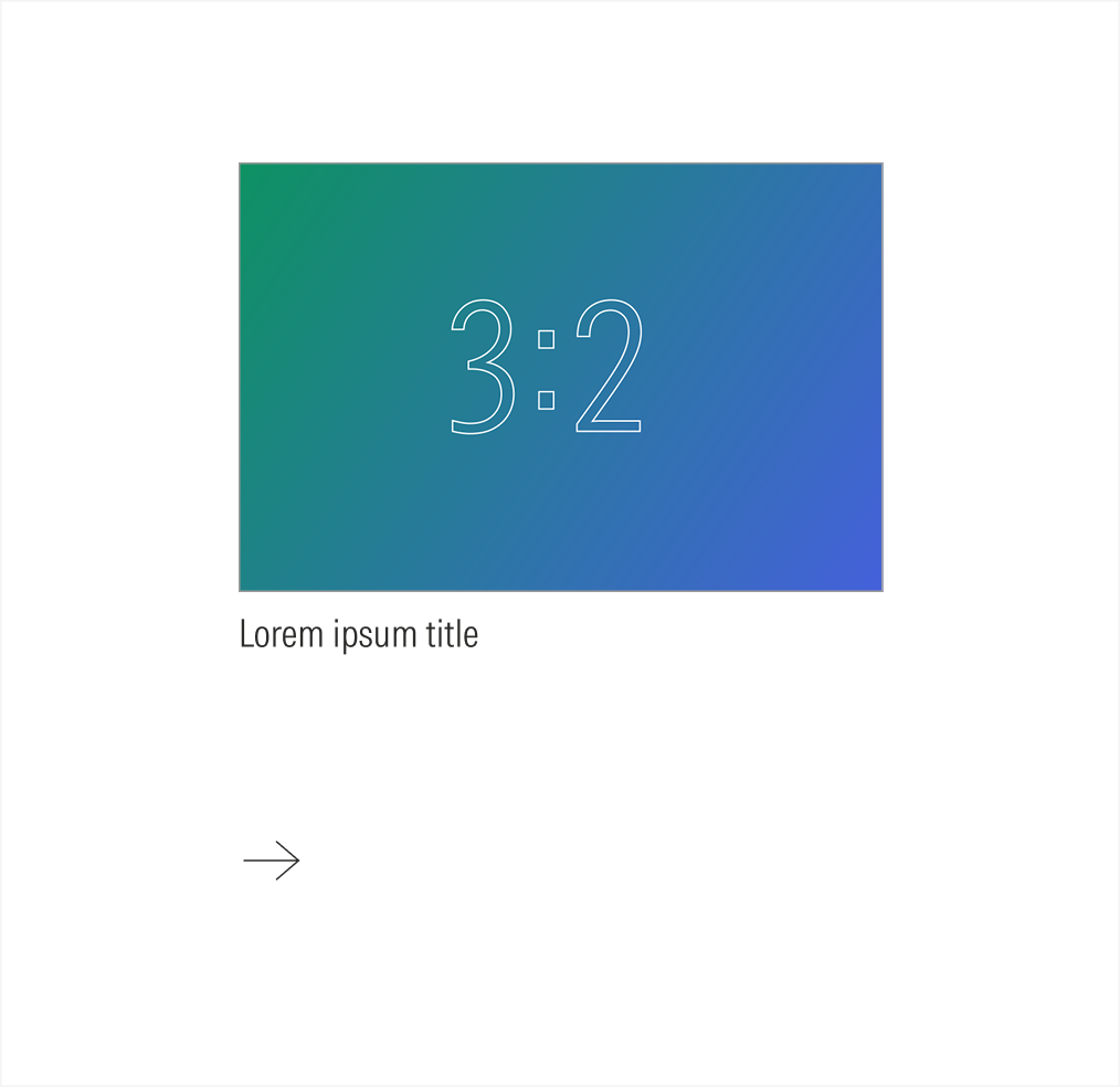 Float card that contains an image with a border, on light theme