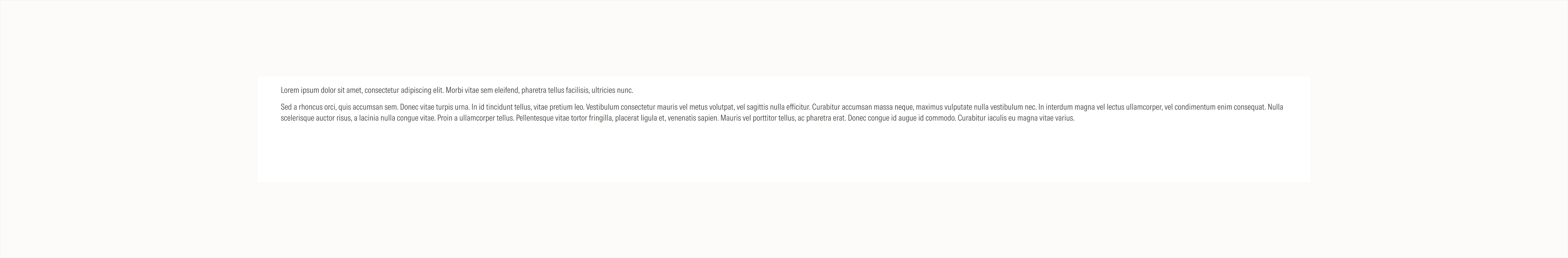 Light theme for the short disclosure