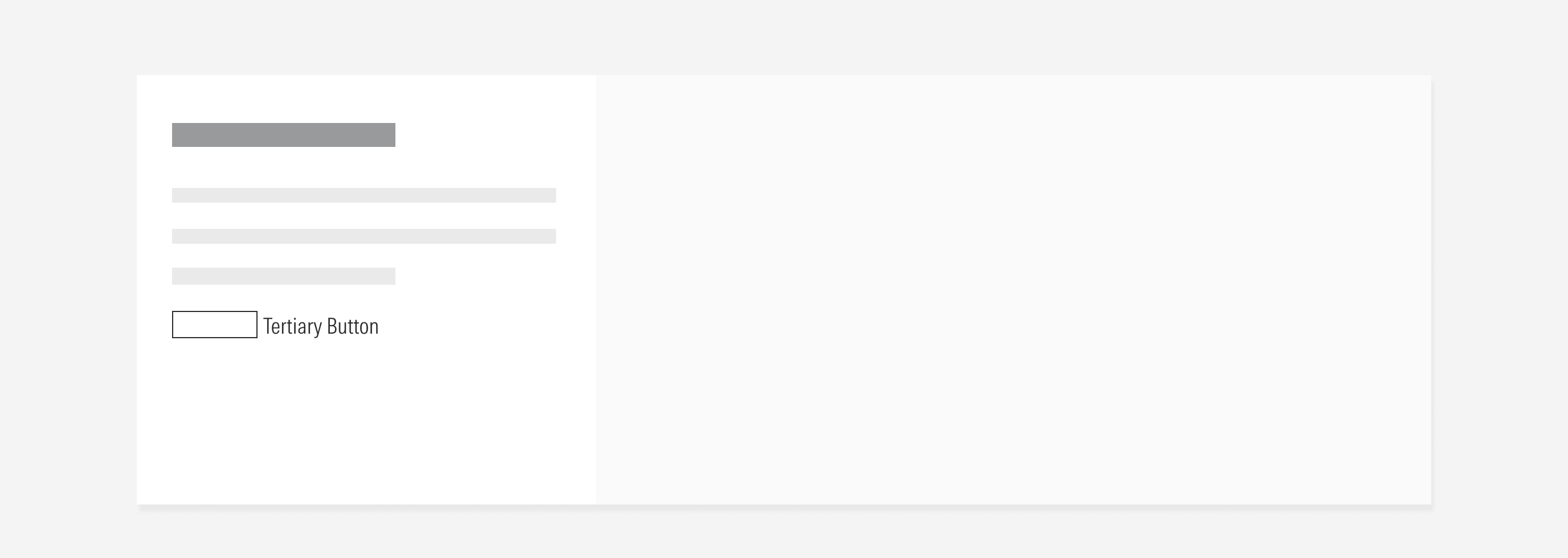 Shows how to align the CTA with the body text