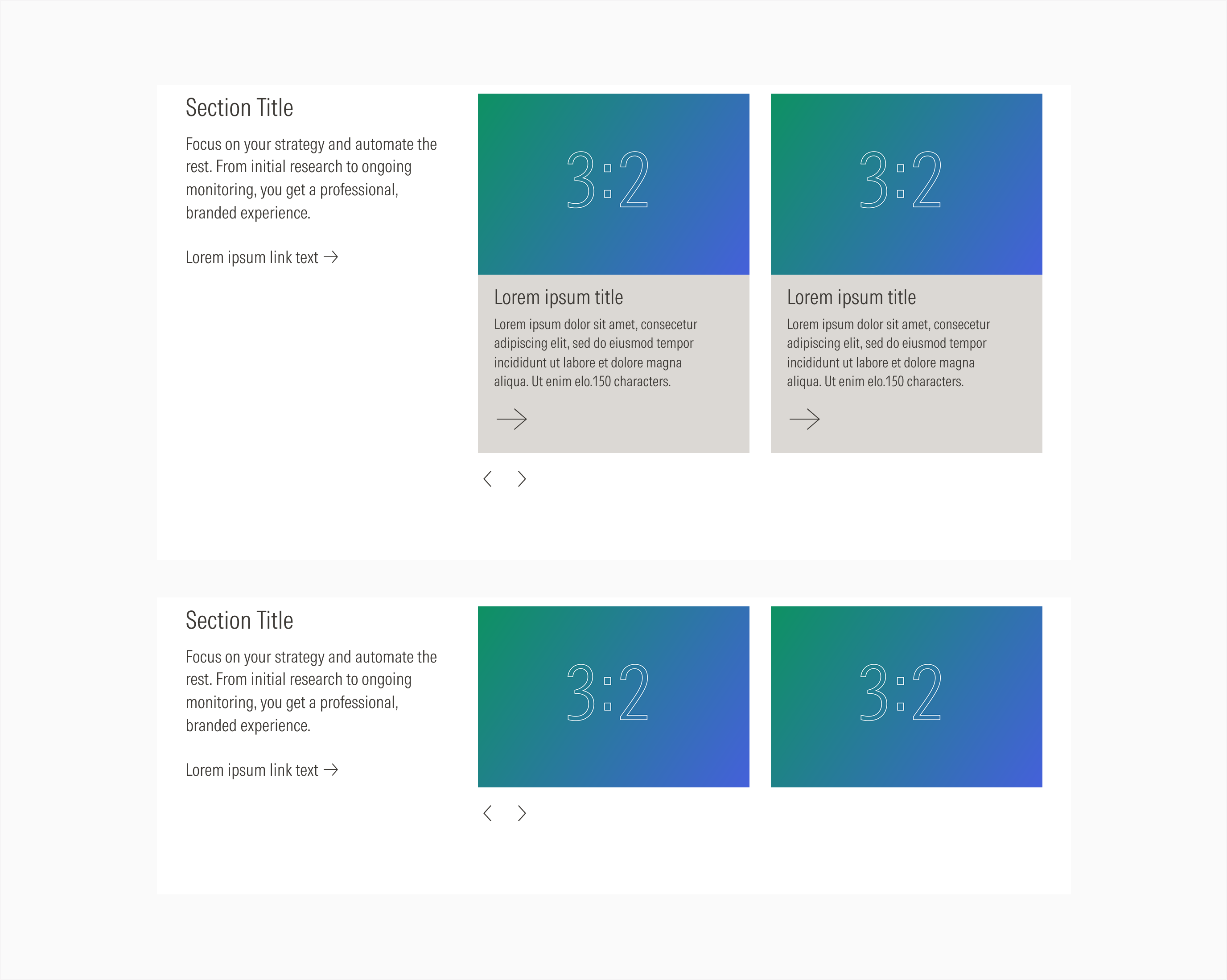 Carousel on light theme