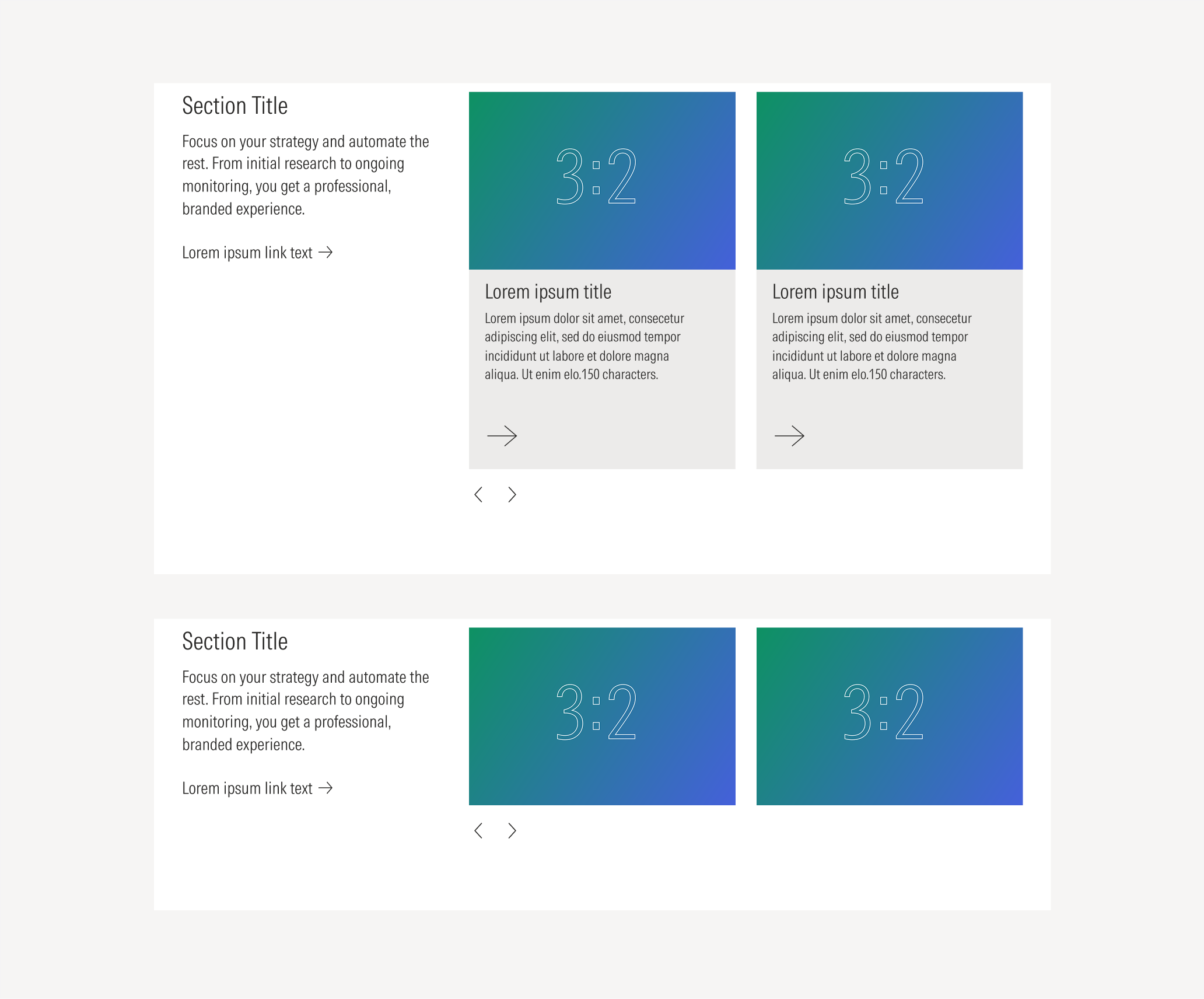 Carousel on light theme