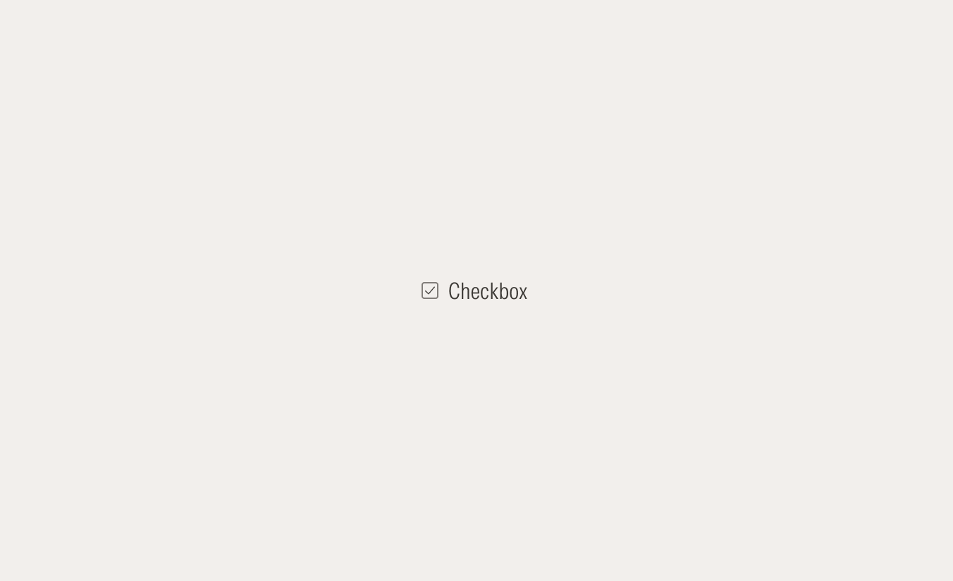 Checkbox on mid theme