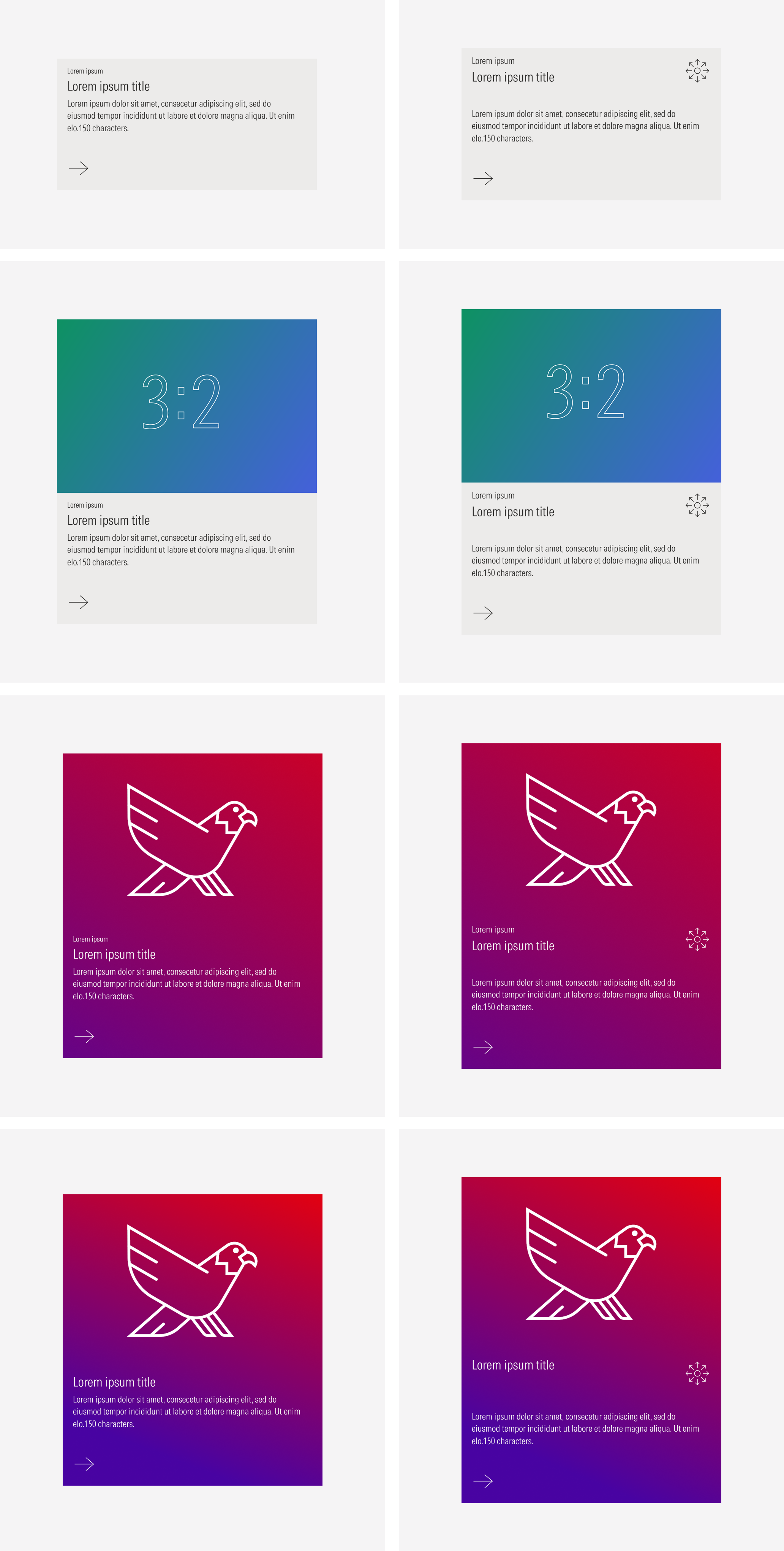 Variants of General Cards