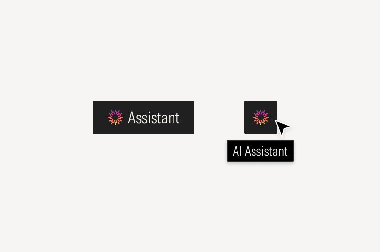Assistant added to an AI product name.