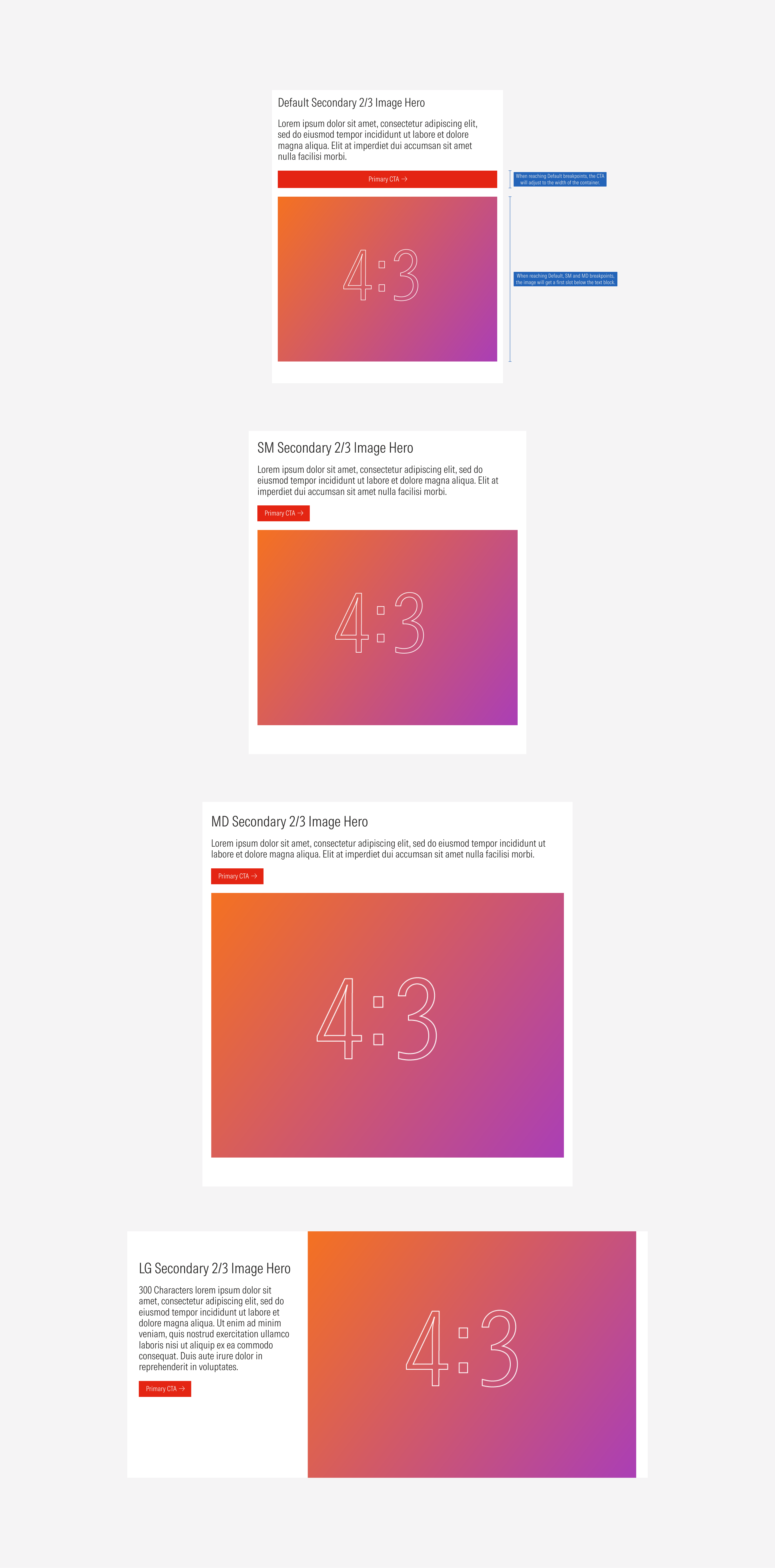 Sizes for the secondary 2/3 hero