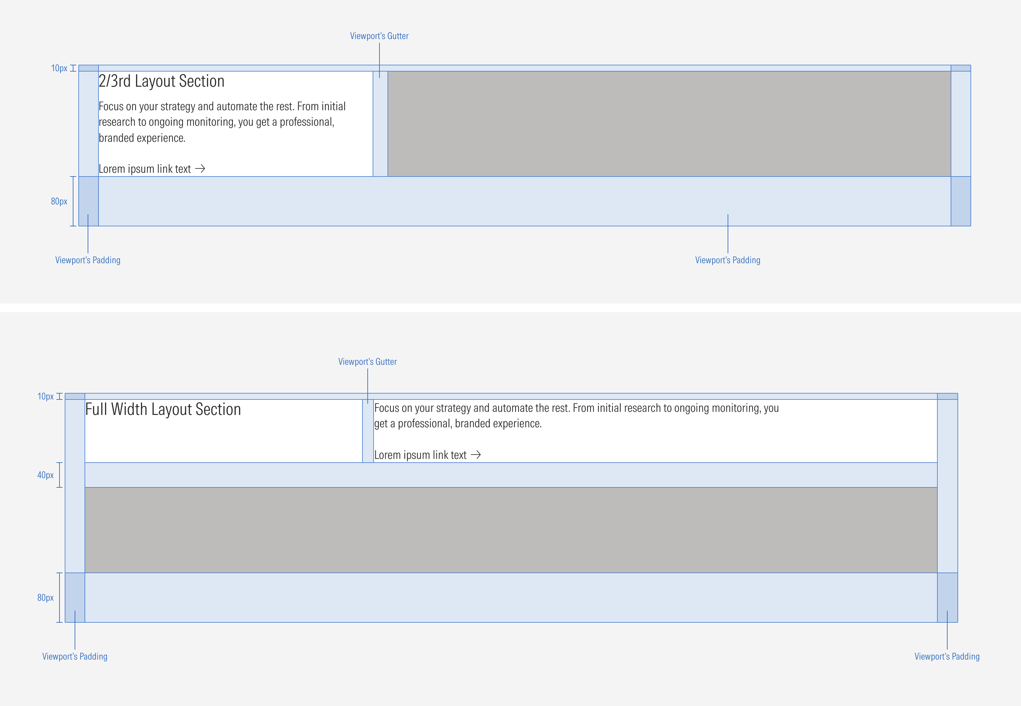 Layout Section Spacing