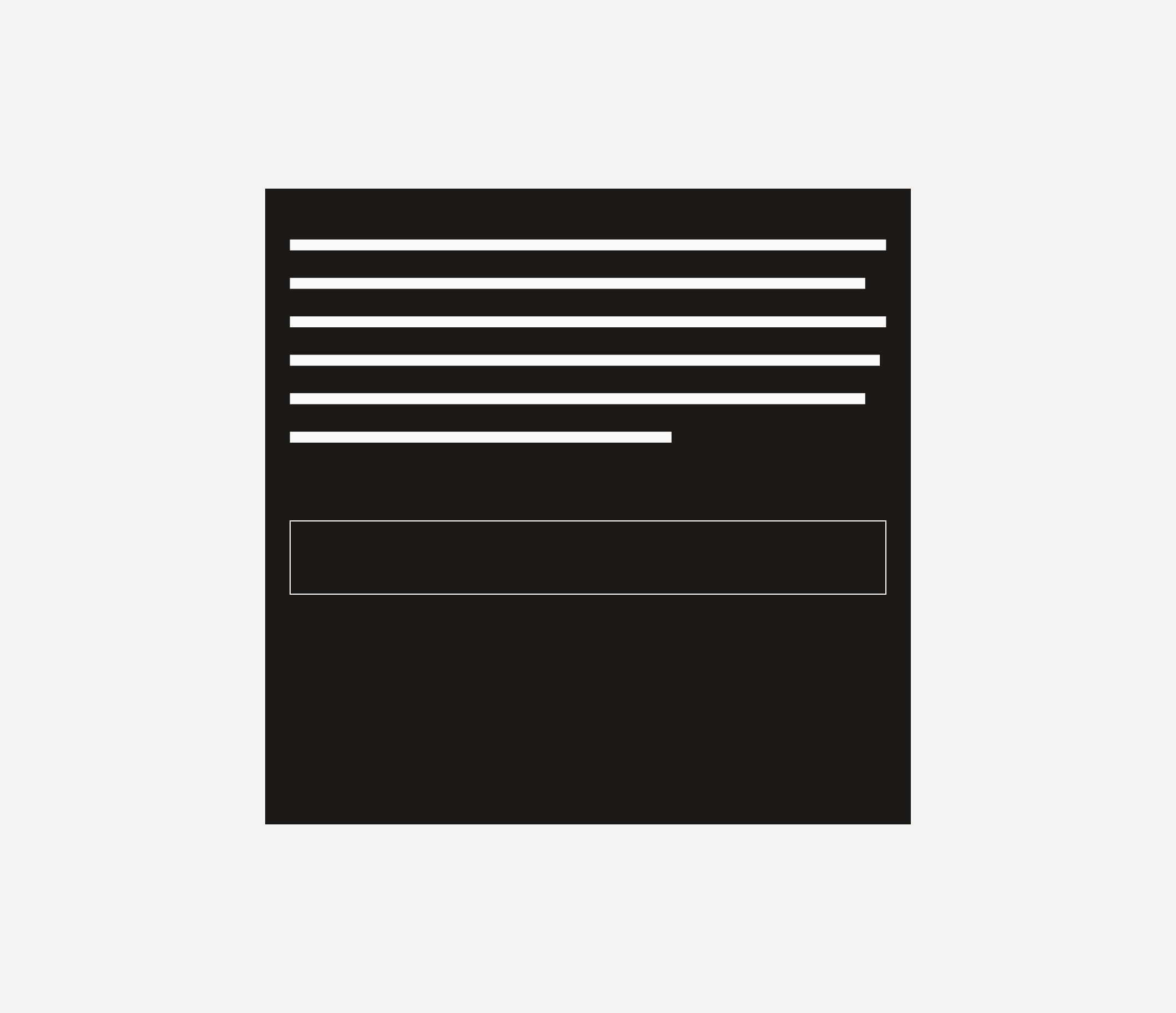 Example for the compact disclosure alignment