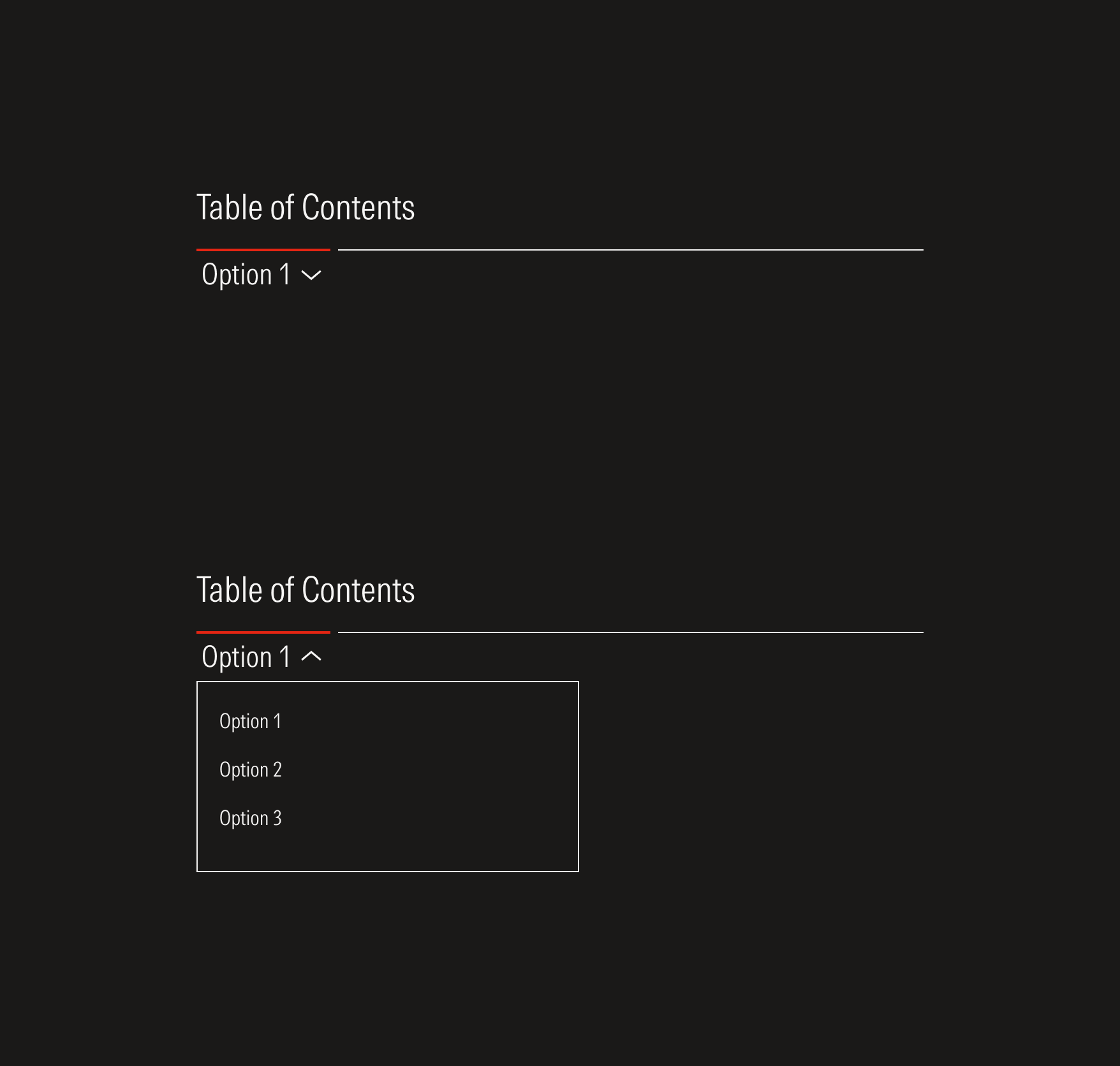 Compact tab on dark theme