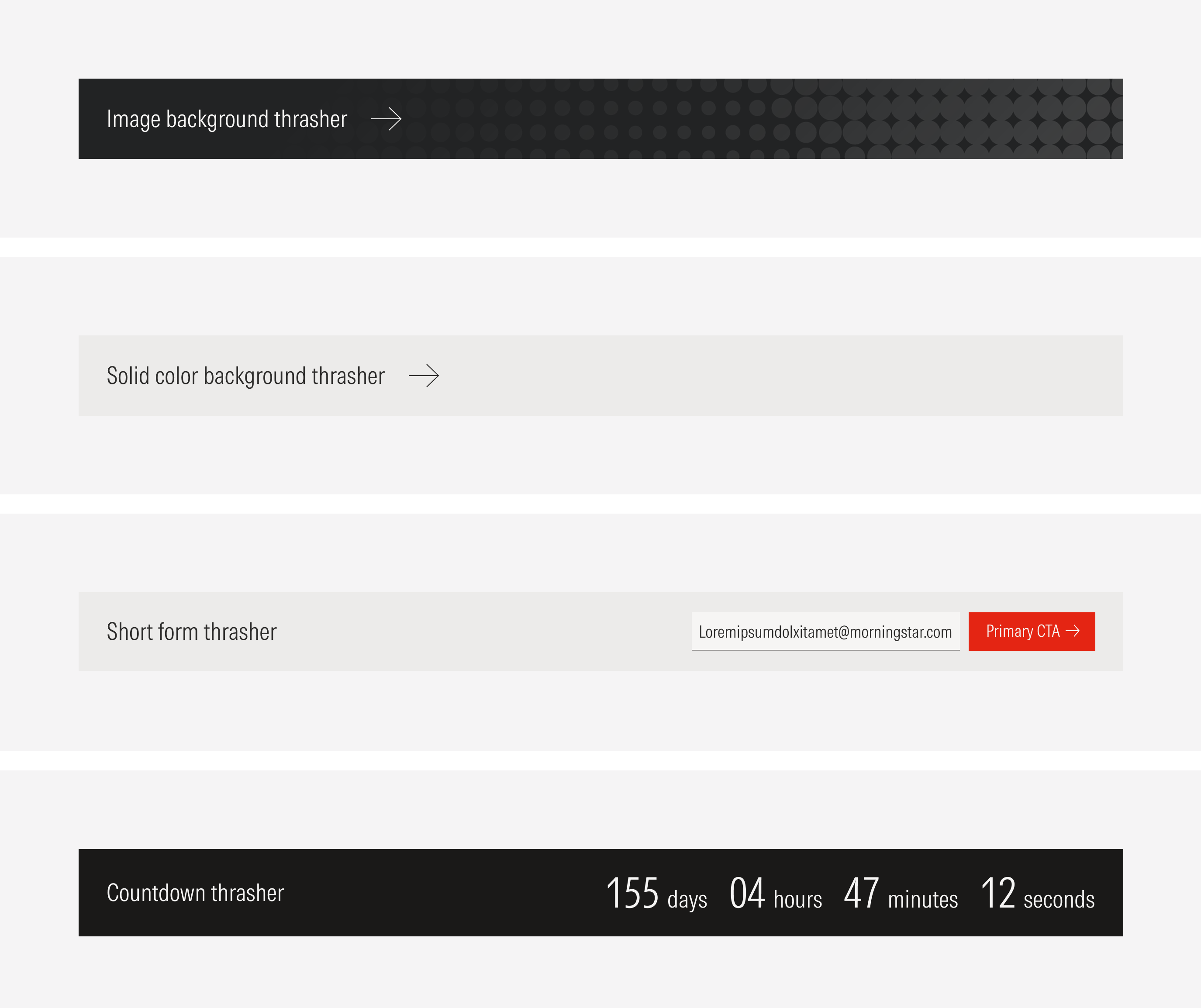 3 different variants for the thrasher component are allowed.