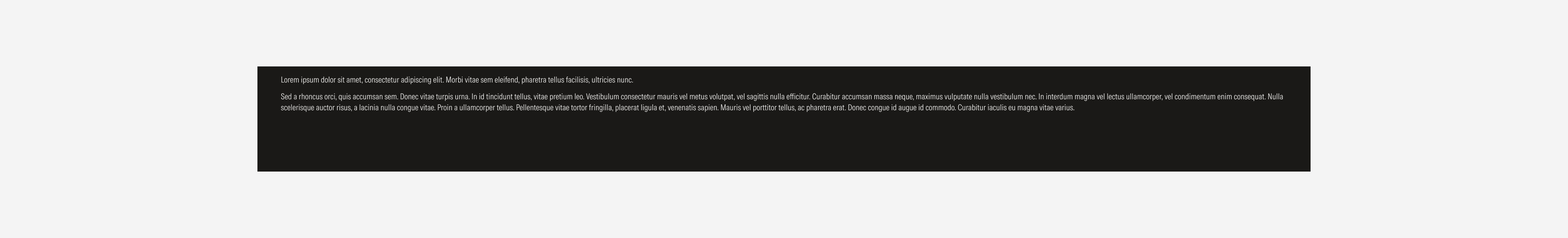 Overview of the disclosure component with short content