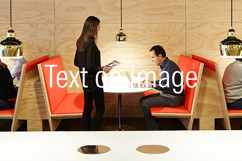 Text overlay on image of two people at a table.