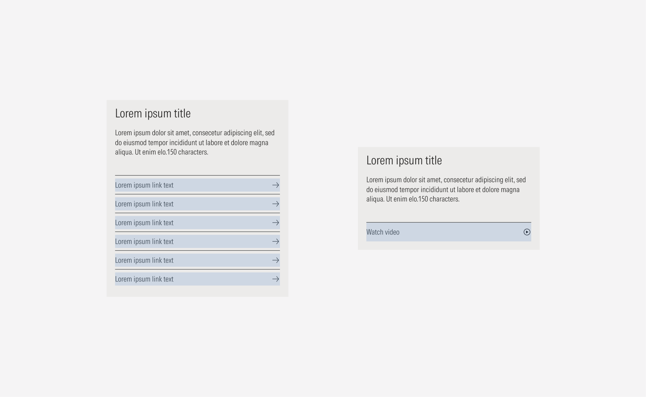 List Card Clickable behavior