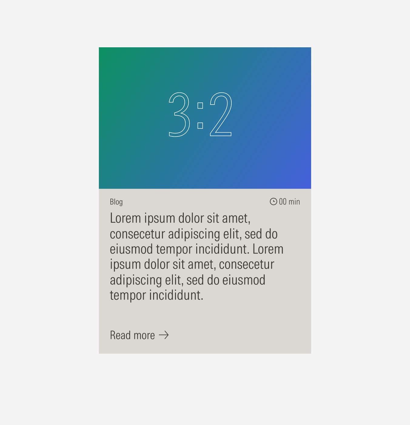 General Card Don't Example