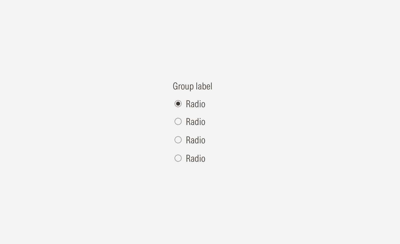 Radio Container: Spacing case 1