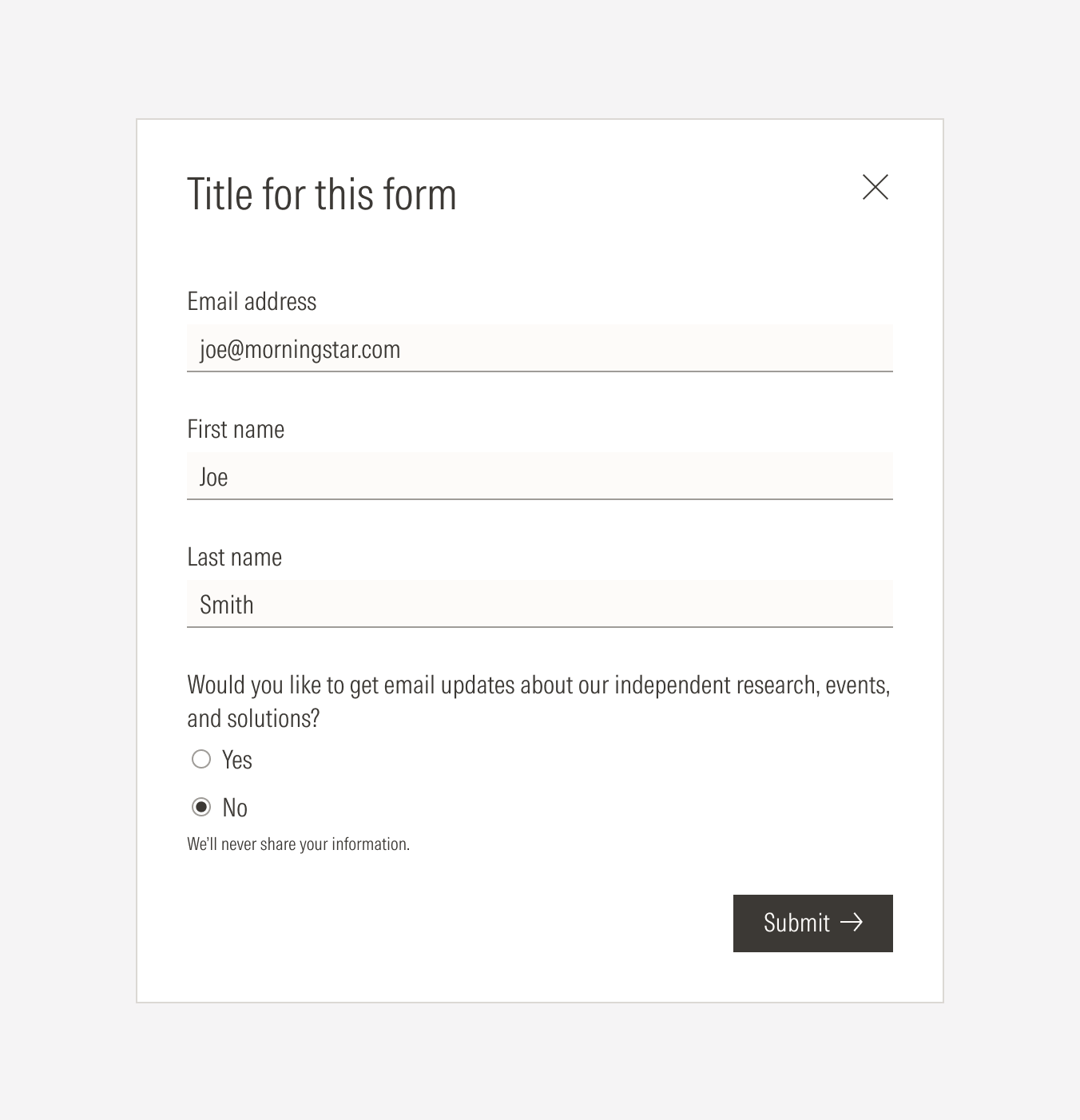 where not to place the CTA on a form