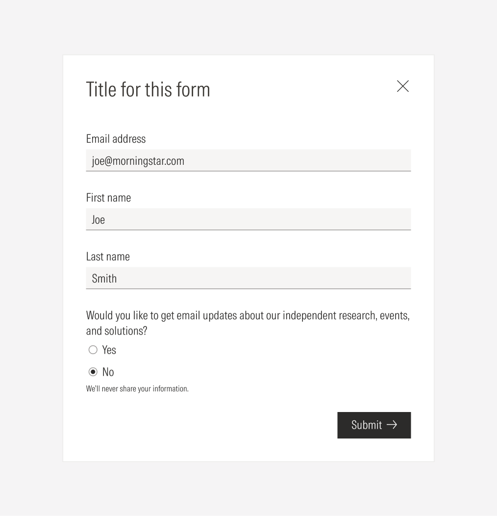 where not to place the CTA on a form
