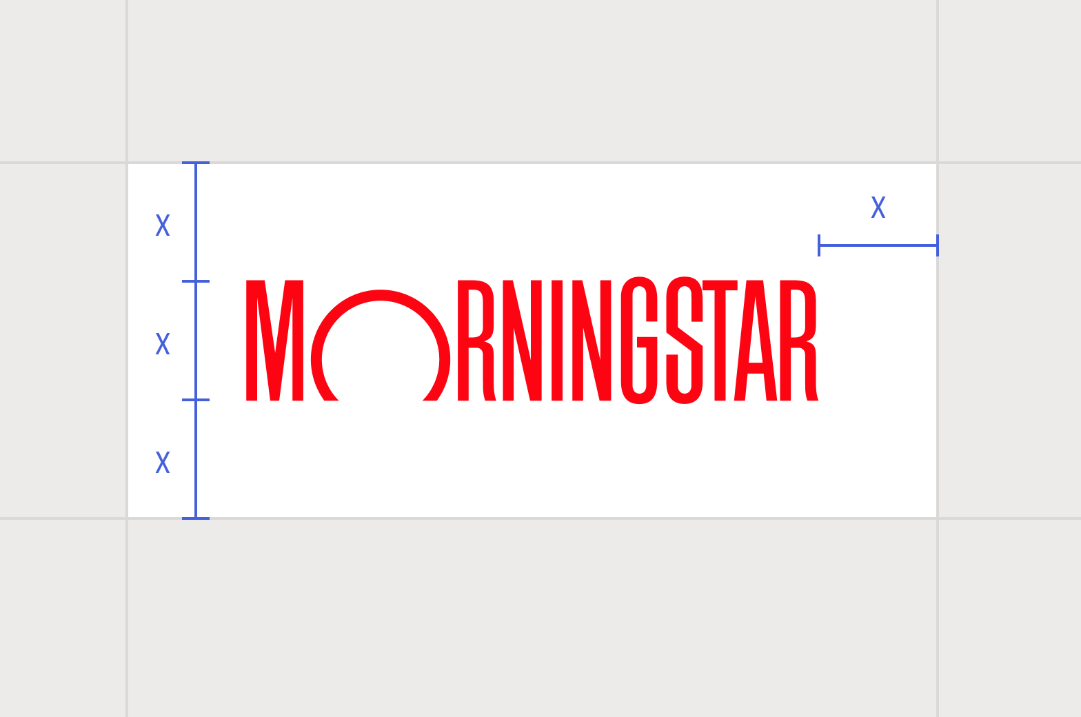 Logotype with proper clearspace