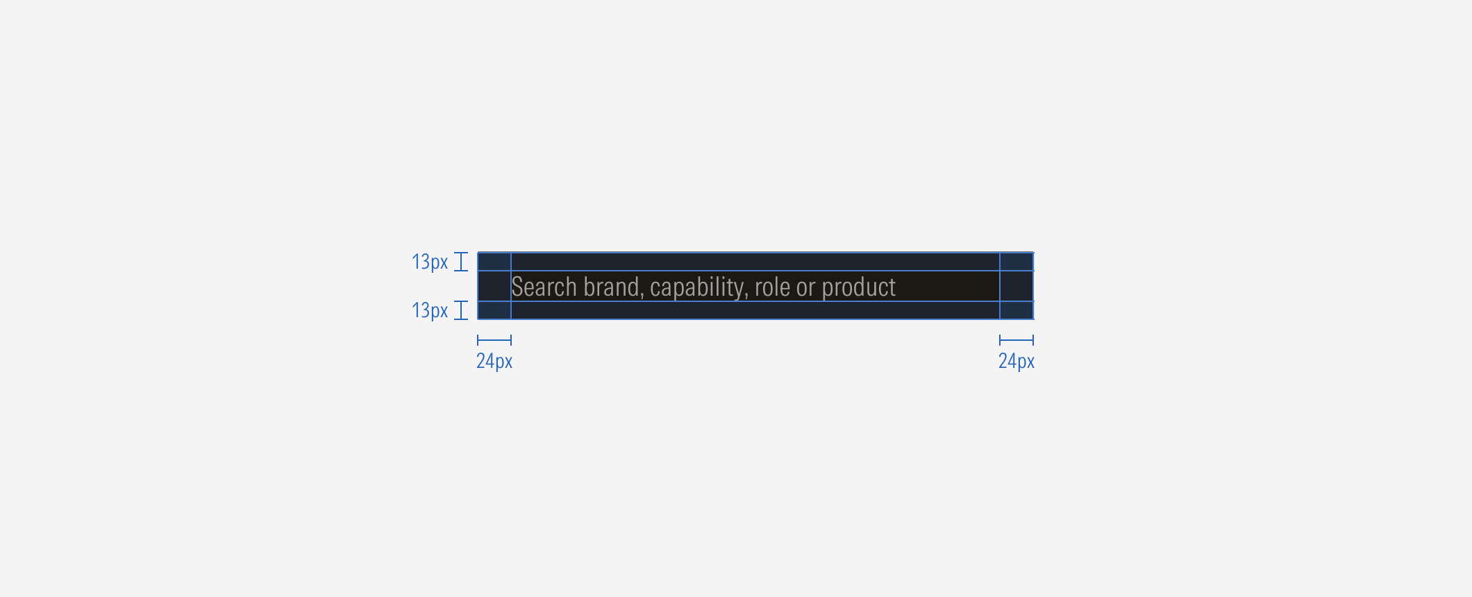 Top hat search bar spacing for the SM breakpoint