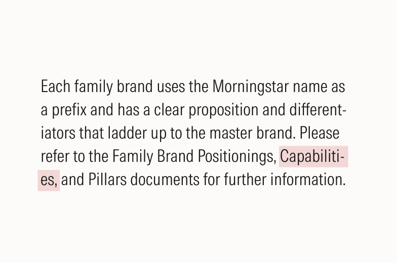 Paragraph with incorrect hyphenated line breaks
