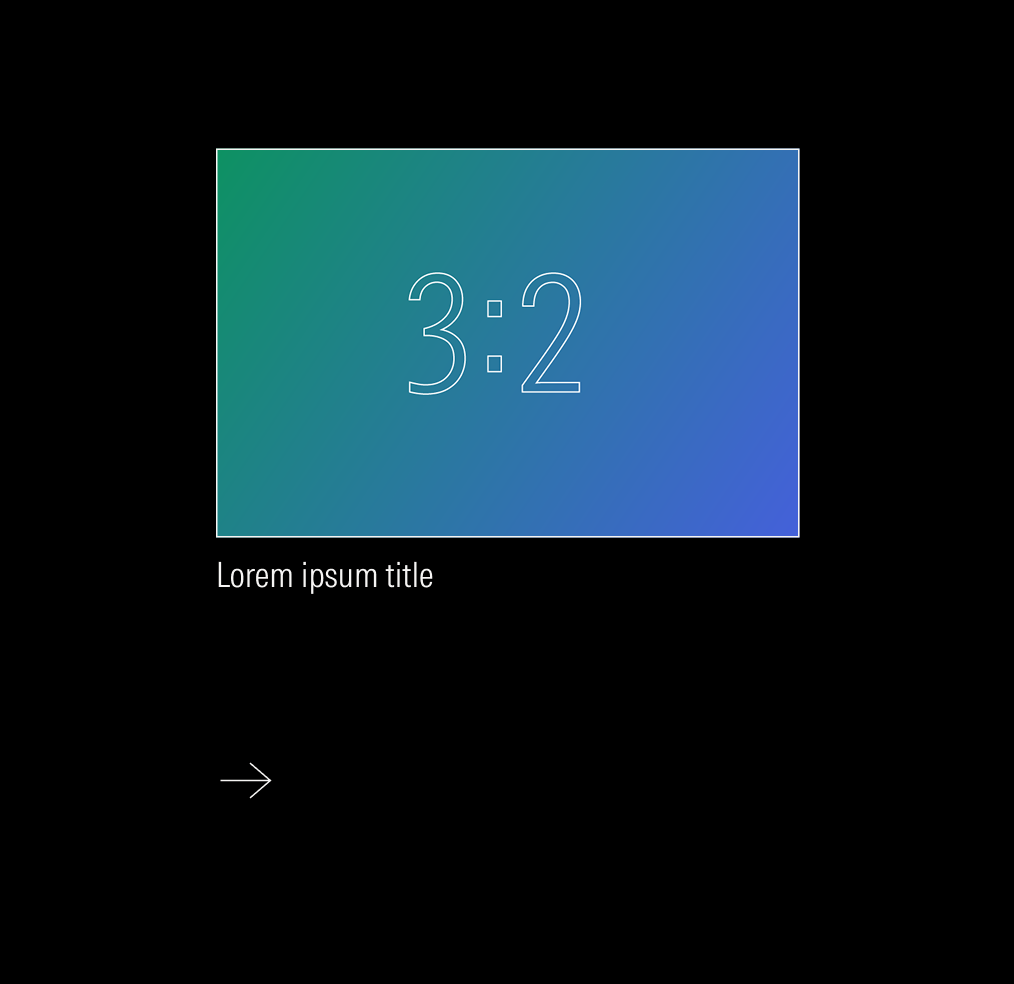 Float card that contains an image with a border, on dark theme