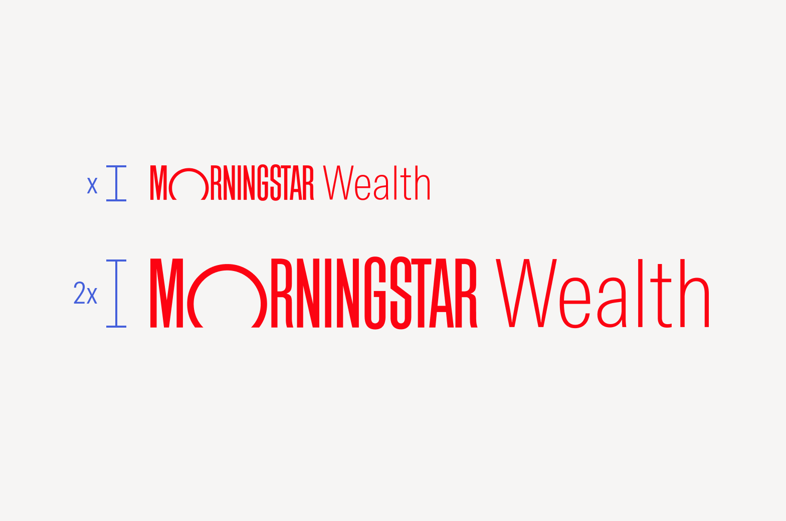 Lockup shown with maximum size requirement.