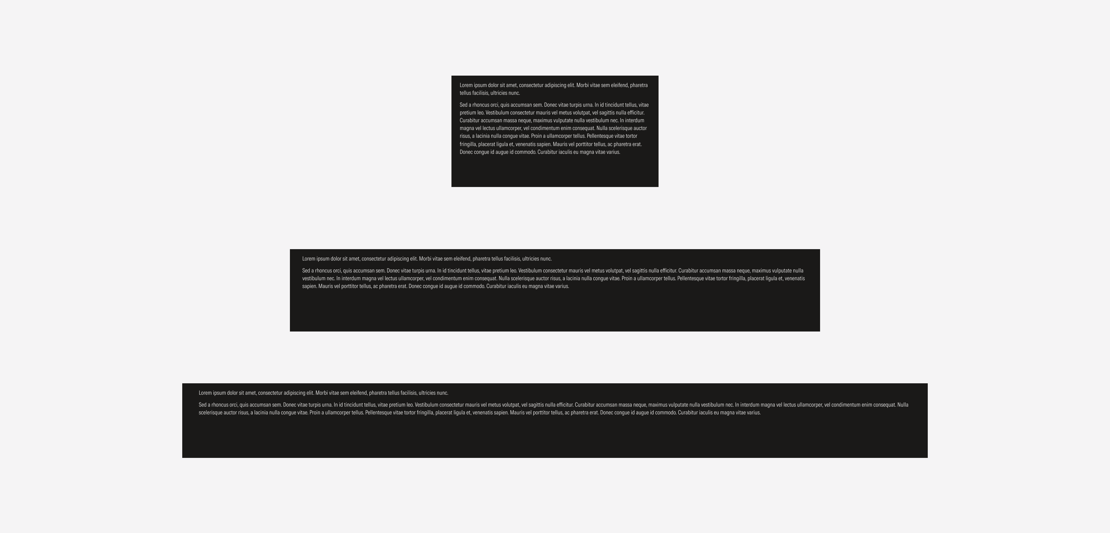 Sizes for the short disclosure