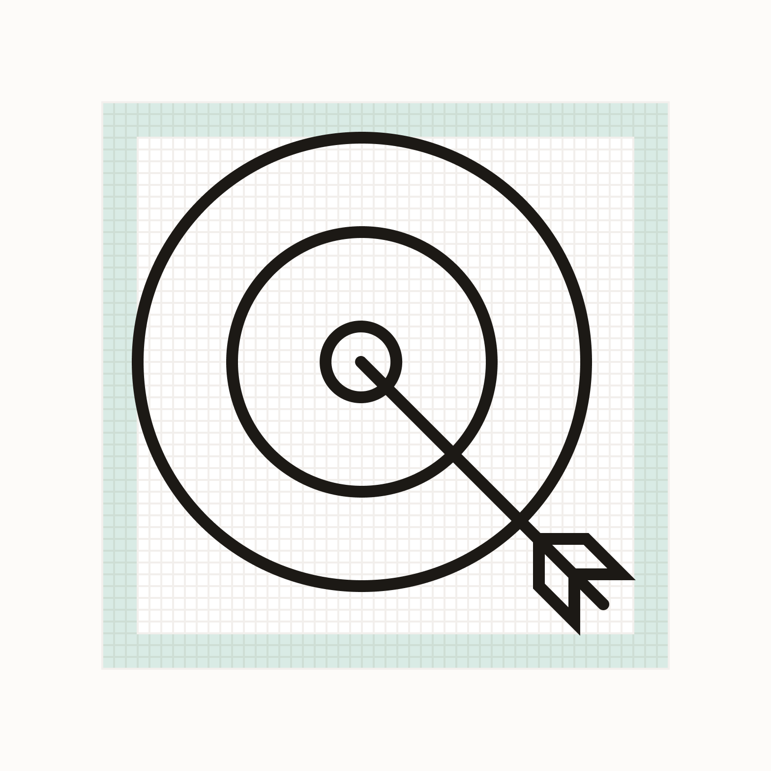Icon within the padding zone.