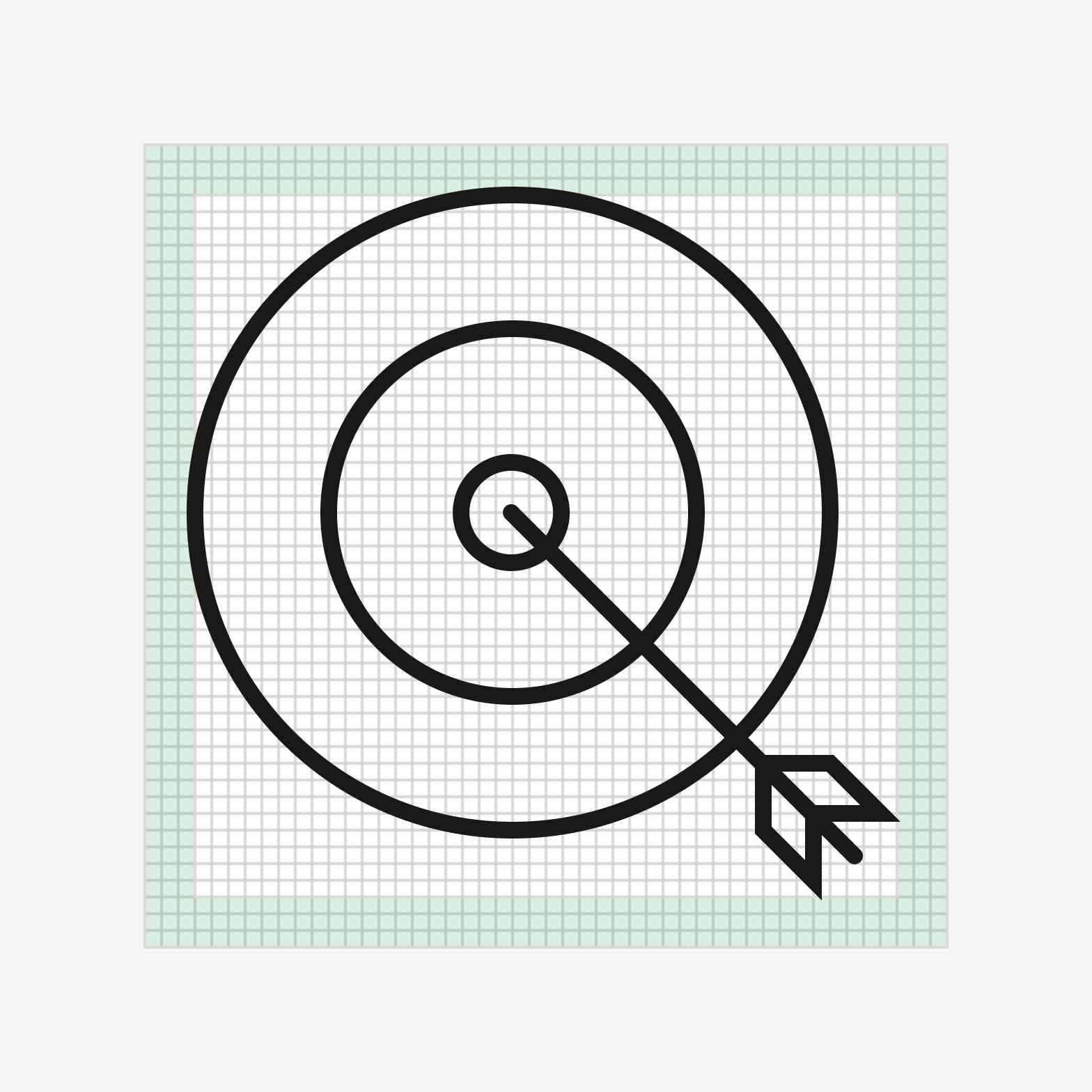 Icon within the padding zone.