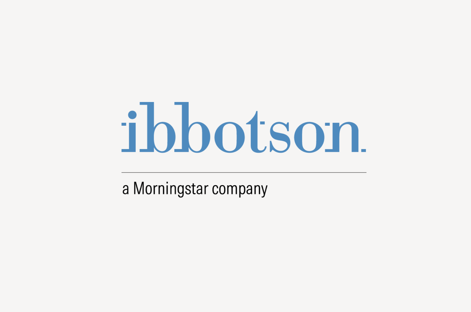 The Morningstar Ibbotson brand logo