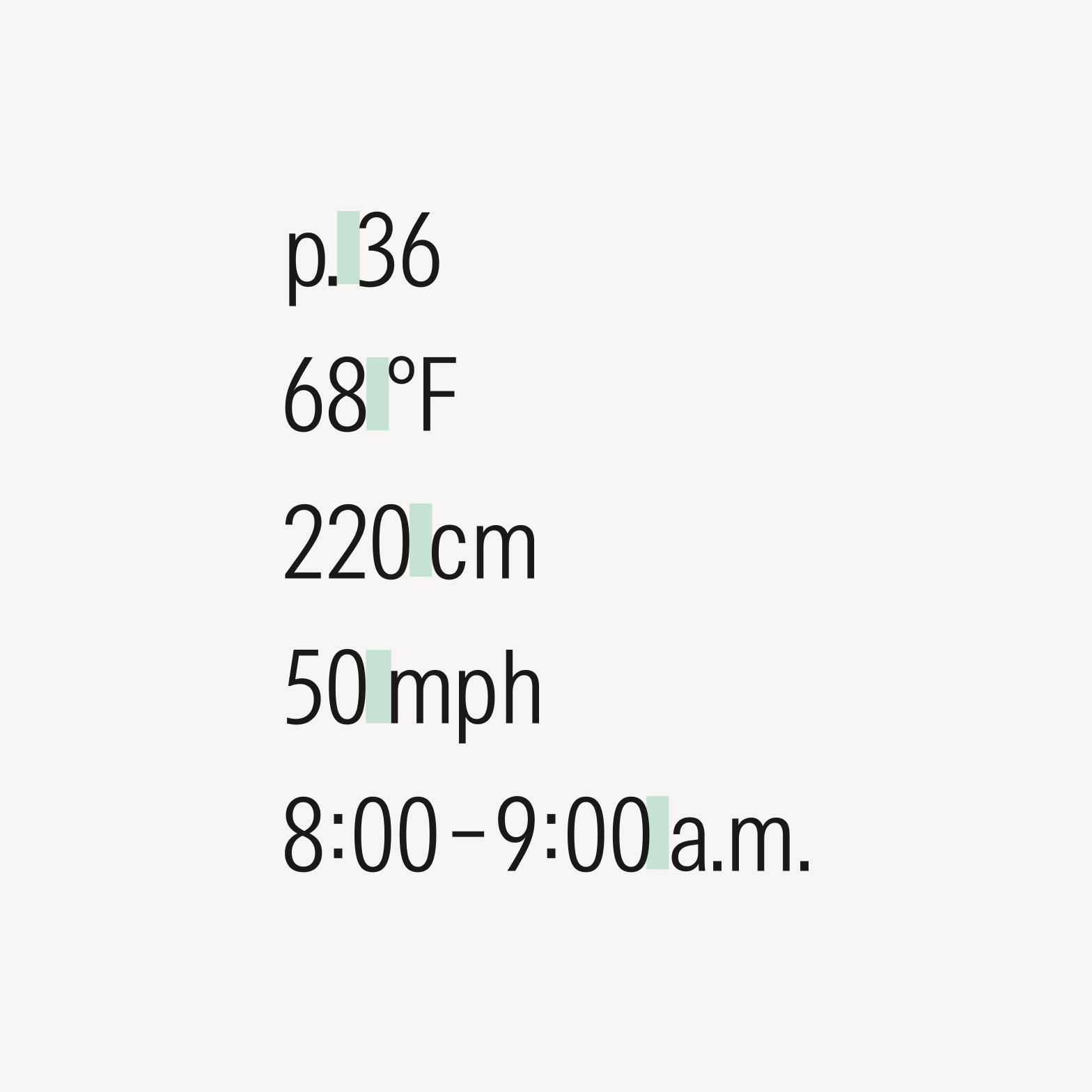 Correct use of thin space.