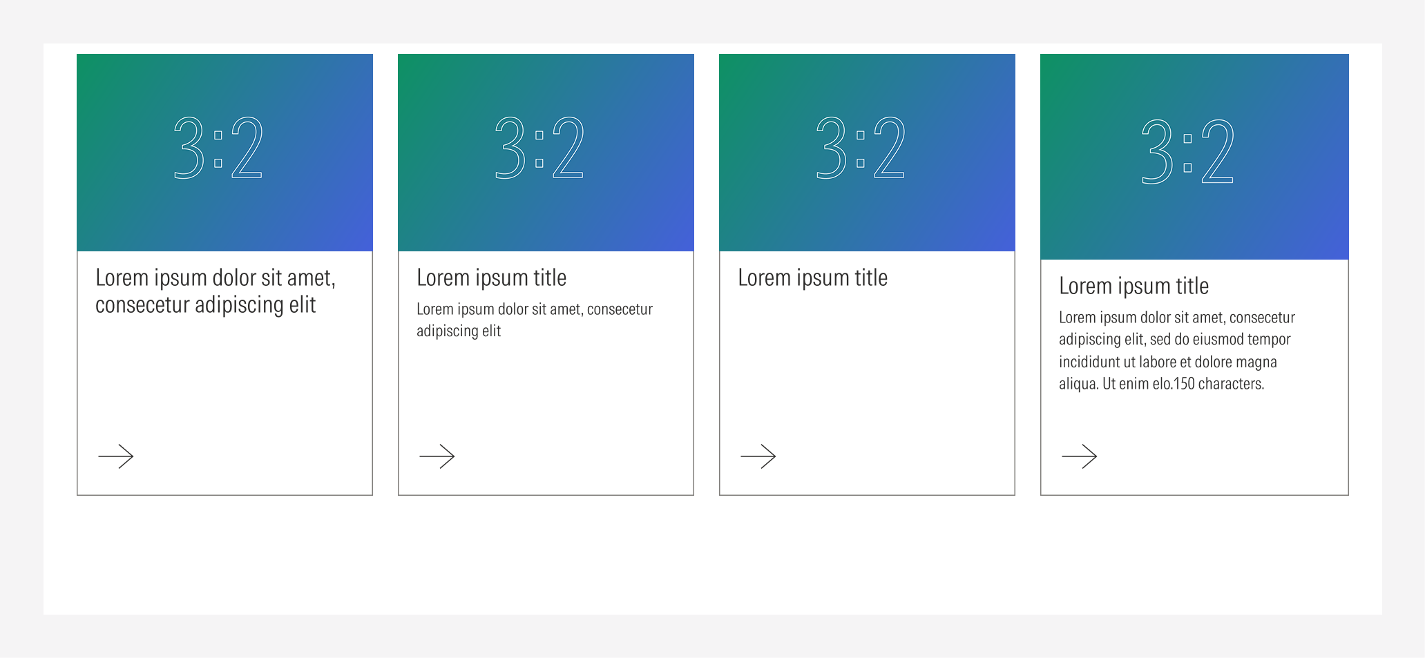 General Cards Behavior: Flexible Height