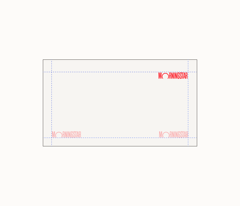 Logo placement for rectangular ads