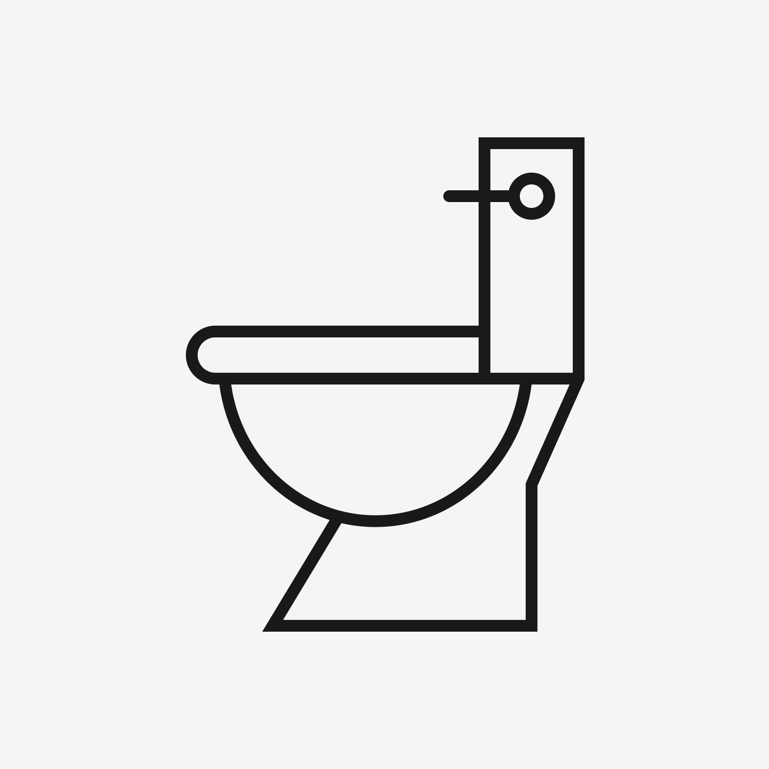 Toilet icon.
