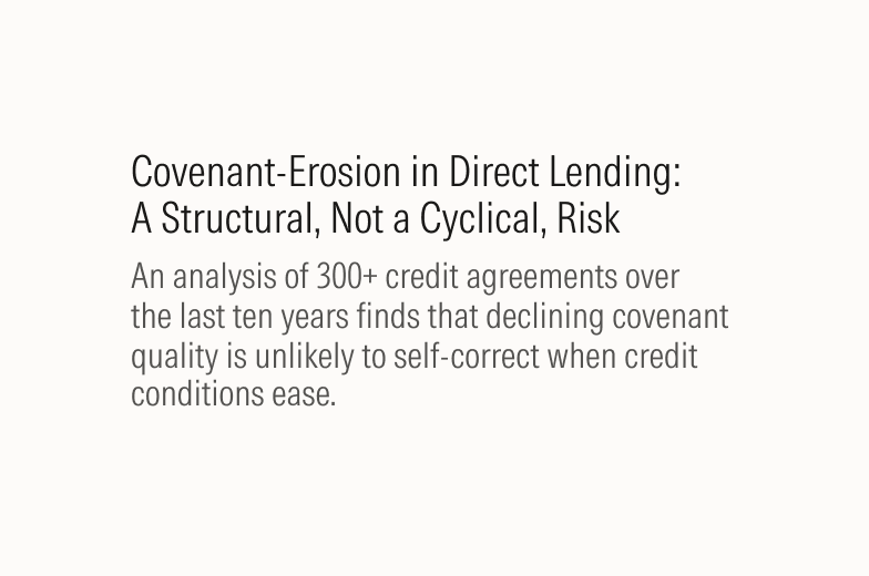 Example of a headline and sub-headline explaining how a conclusion was reached.