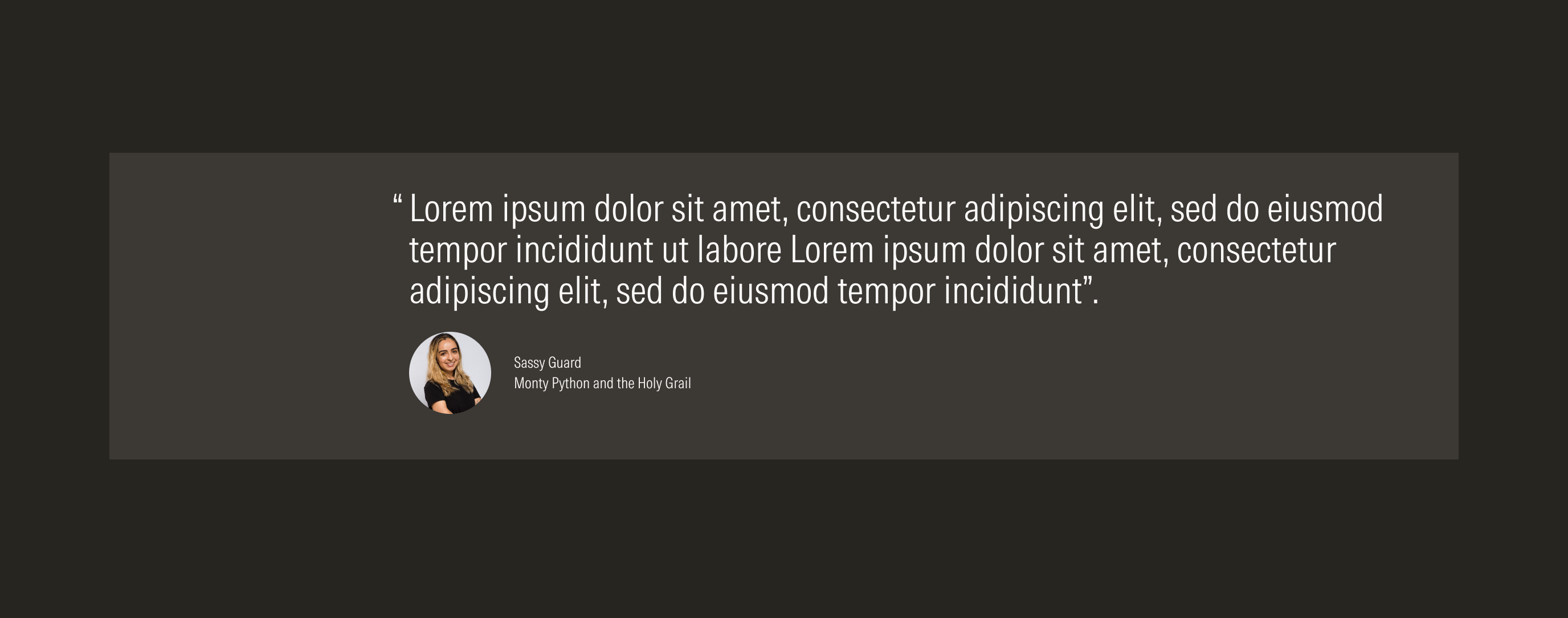 Quote on dark theme