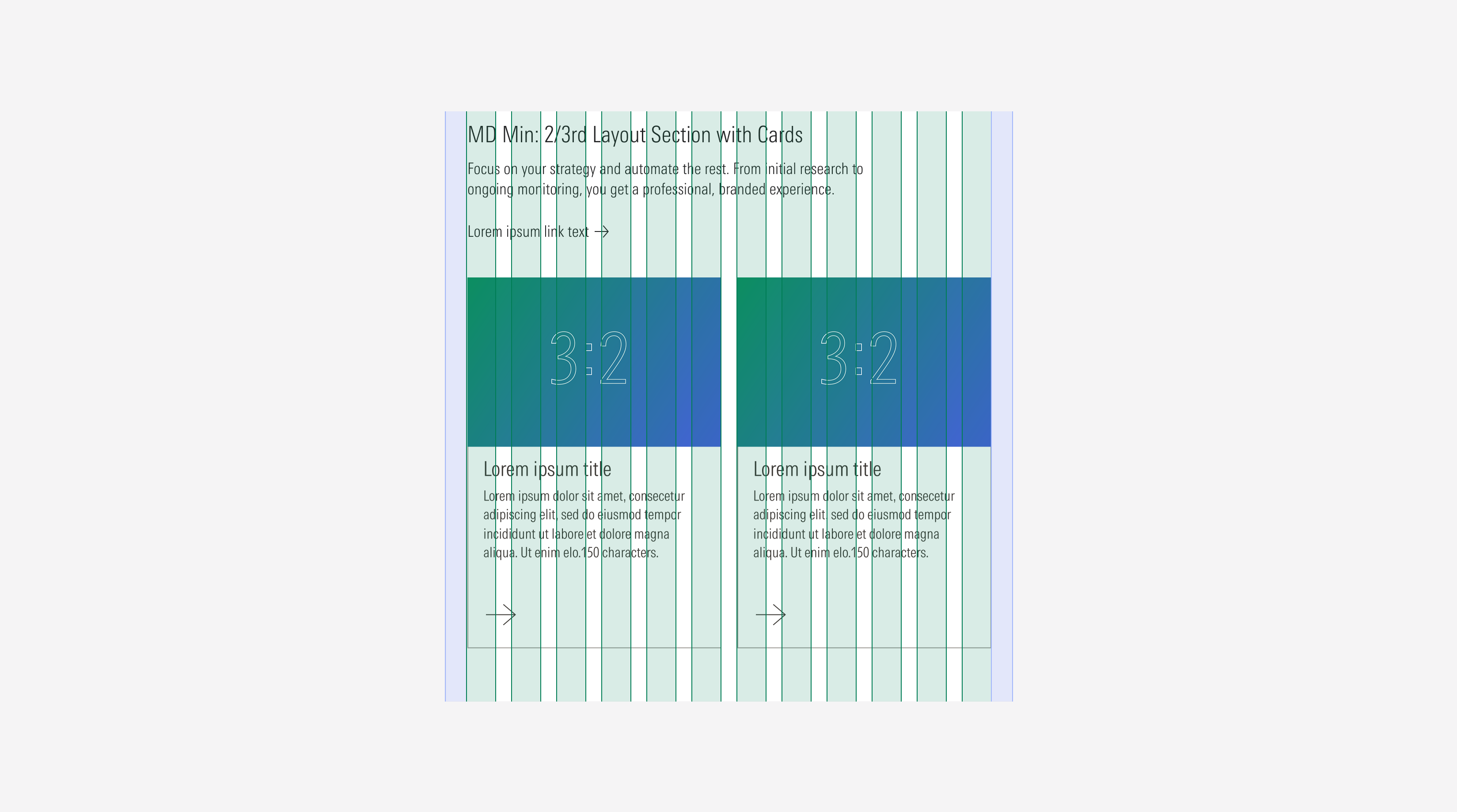 layout section Case 1 MD Min Breakpoint