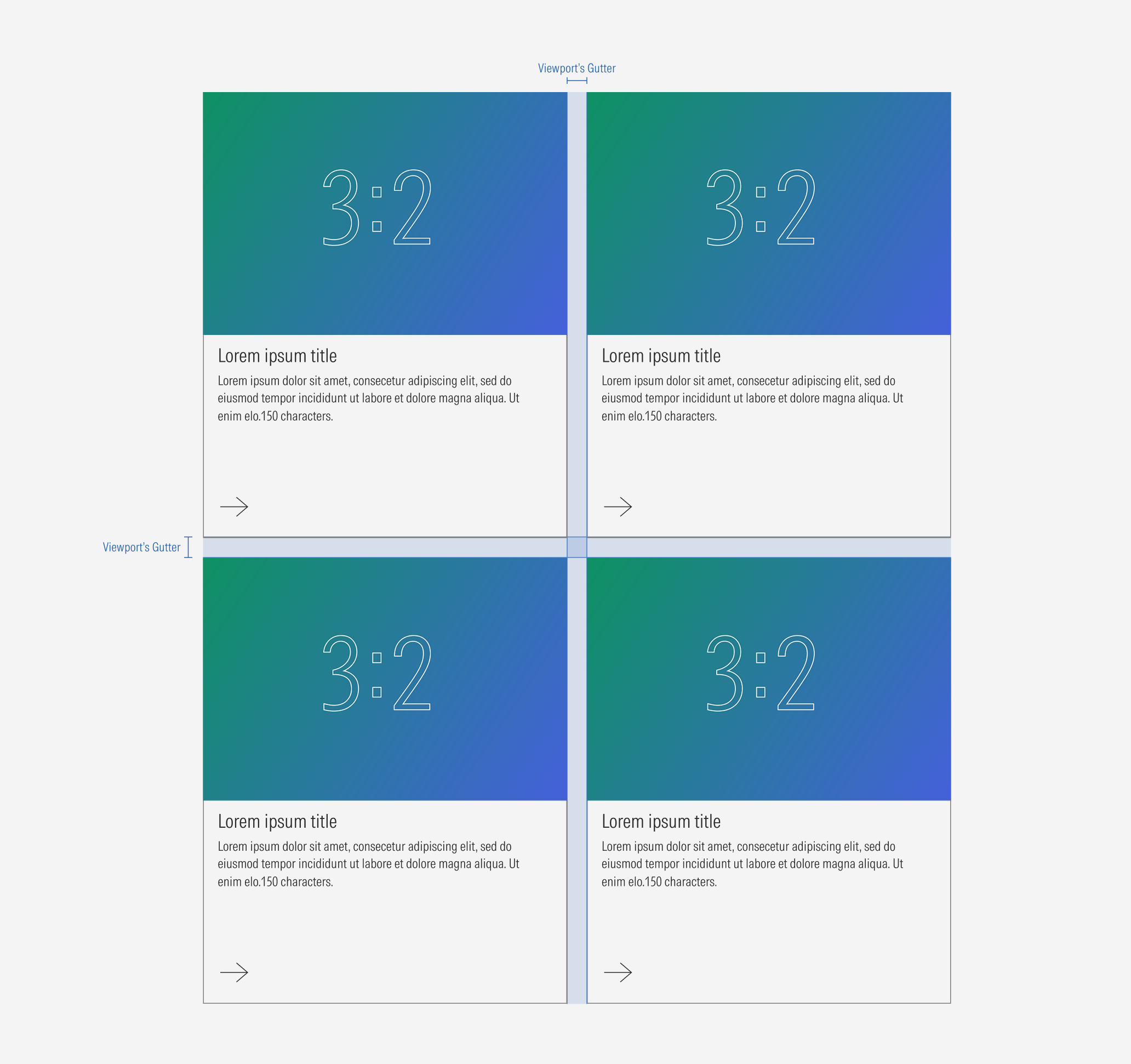 Cards general container spacing between cards