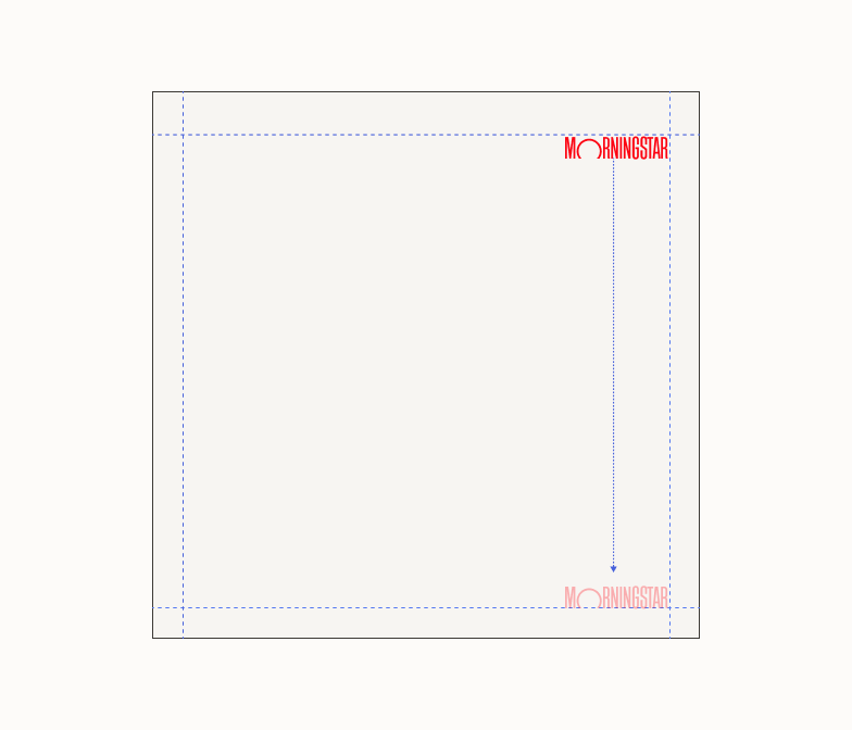 Logo placement for square ads