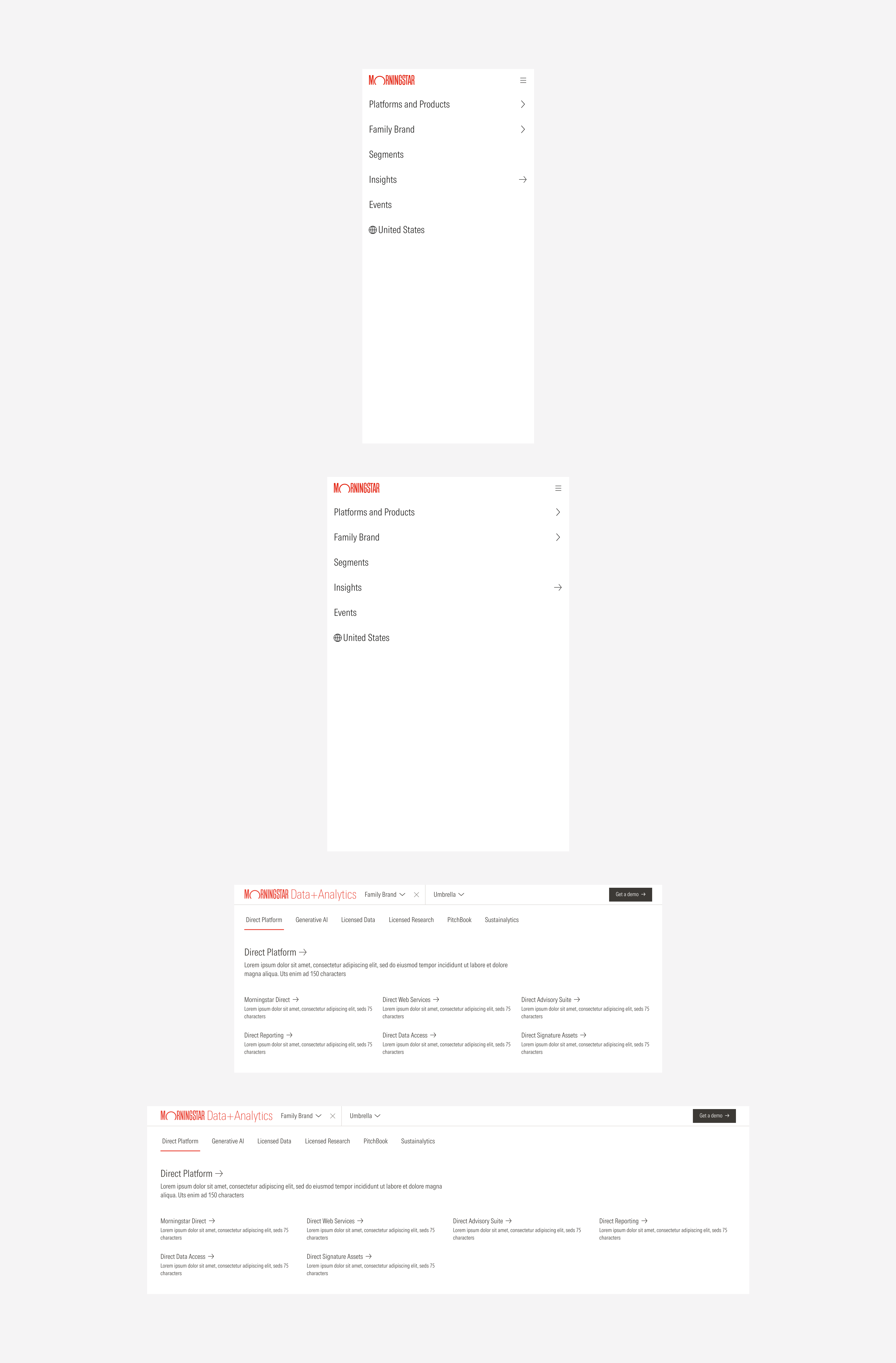 sizes of the nested nav