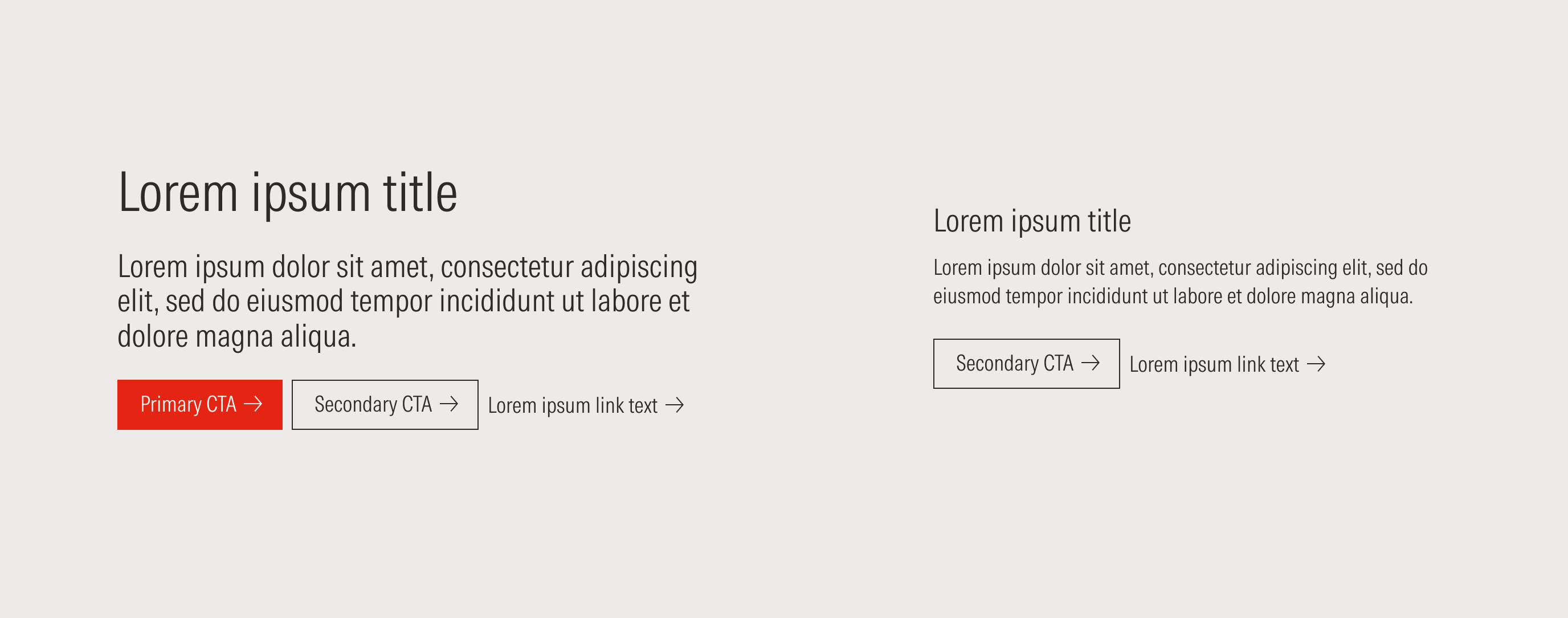 Mid theme for the stacked text block