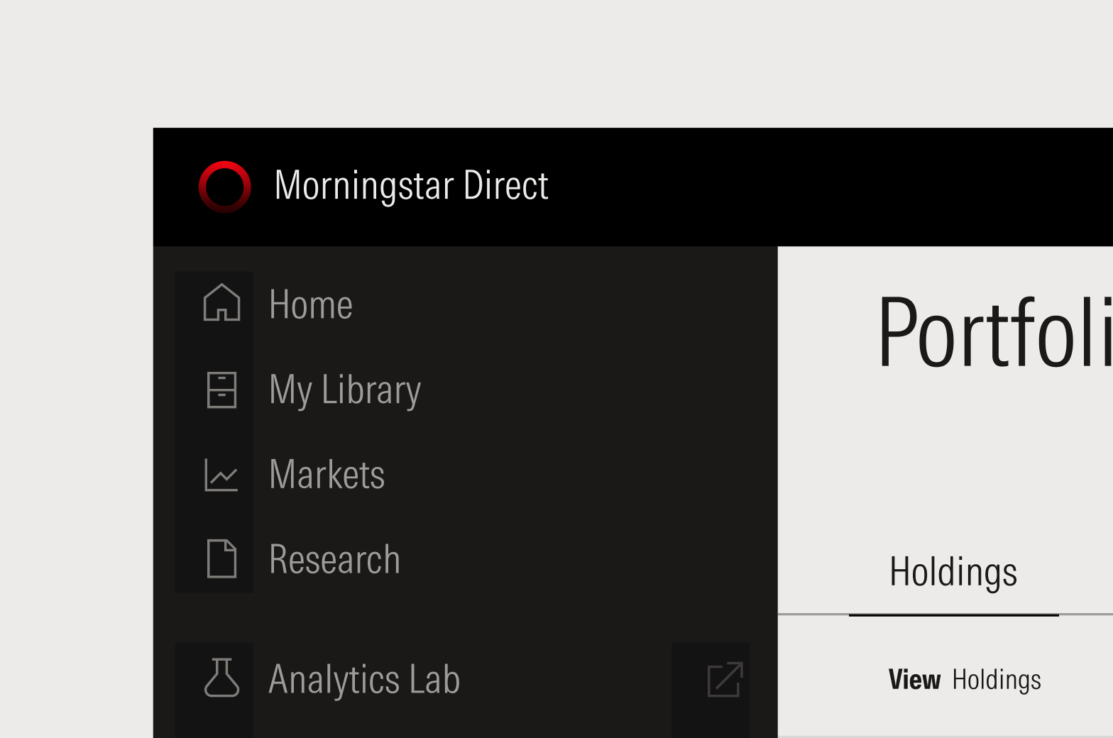 Logomark shown in product interface.