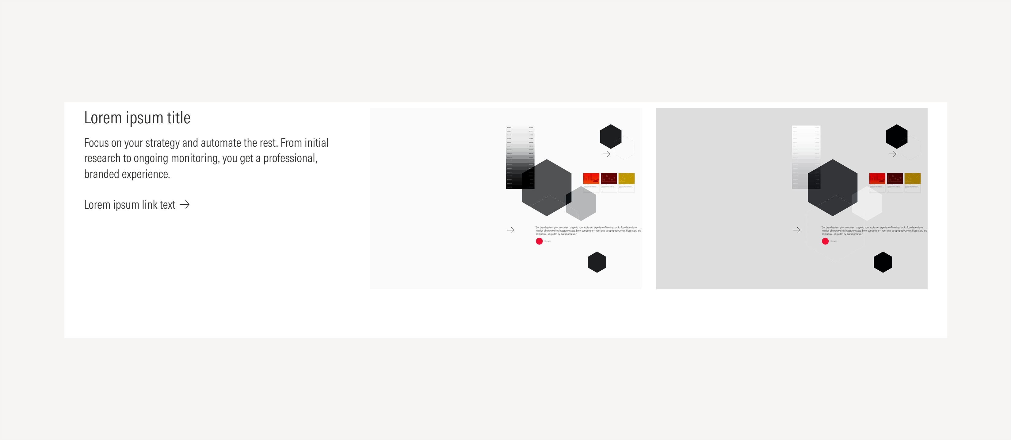 layout section case A on light theme