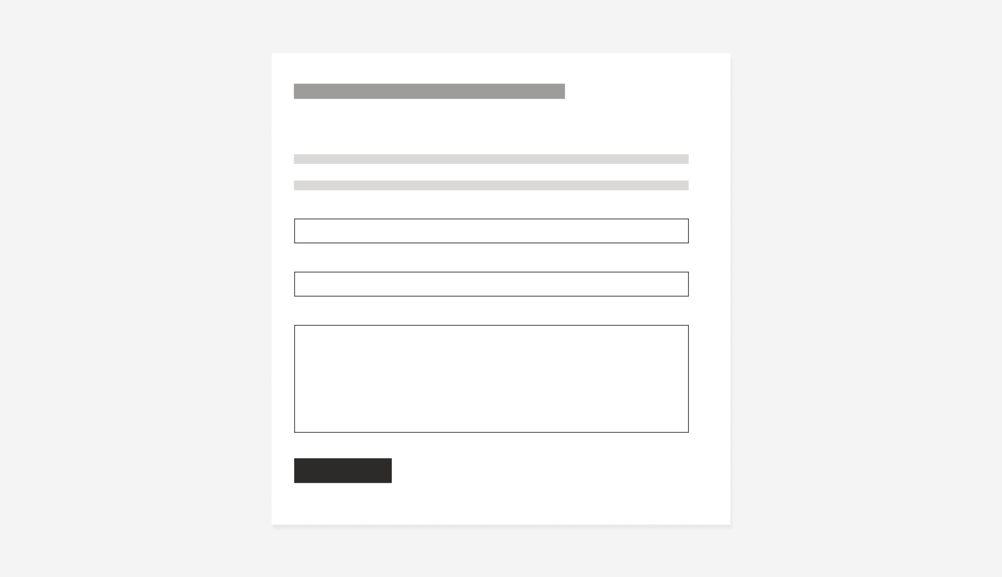 Text input alignment and hierarchy