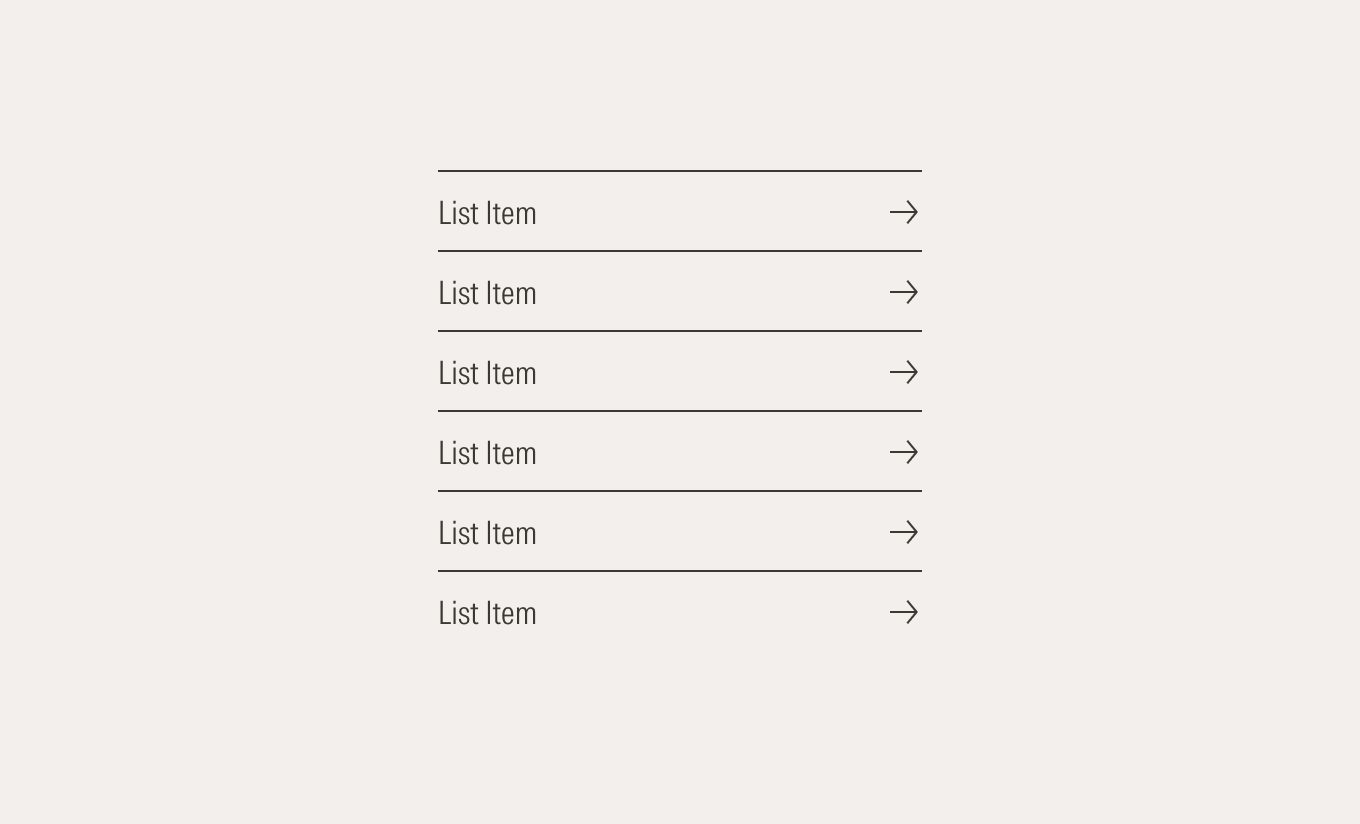 List group on mid theme