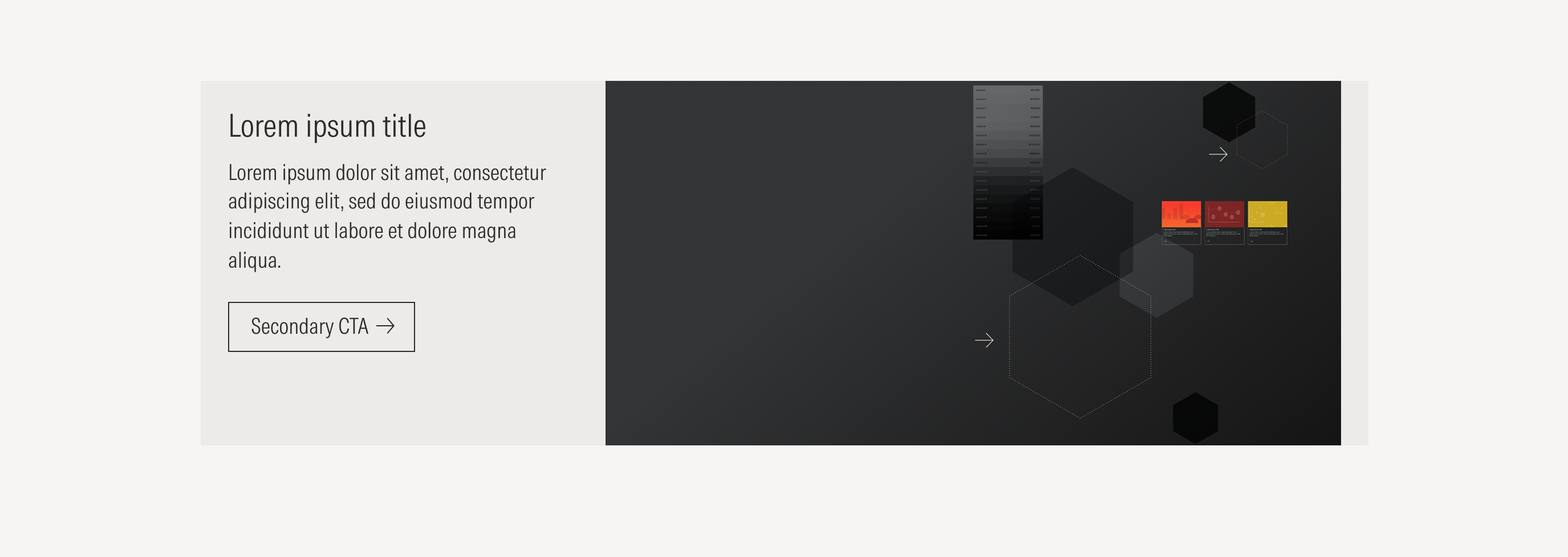 Shows the mid theme for the boxed image promotion section